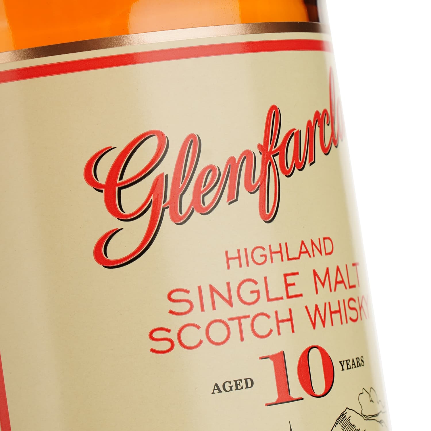 Віскі Glenfarclas Single Malt 10 yo, у подарунковій упаковці, 40%, 0,7 л (320427)