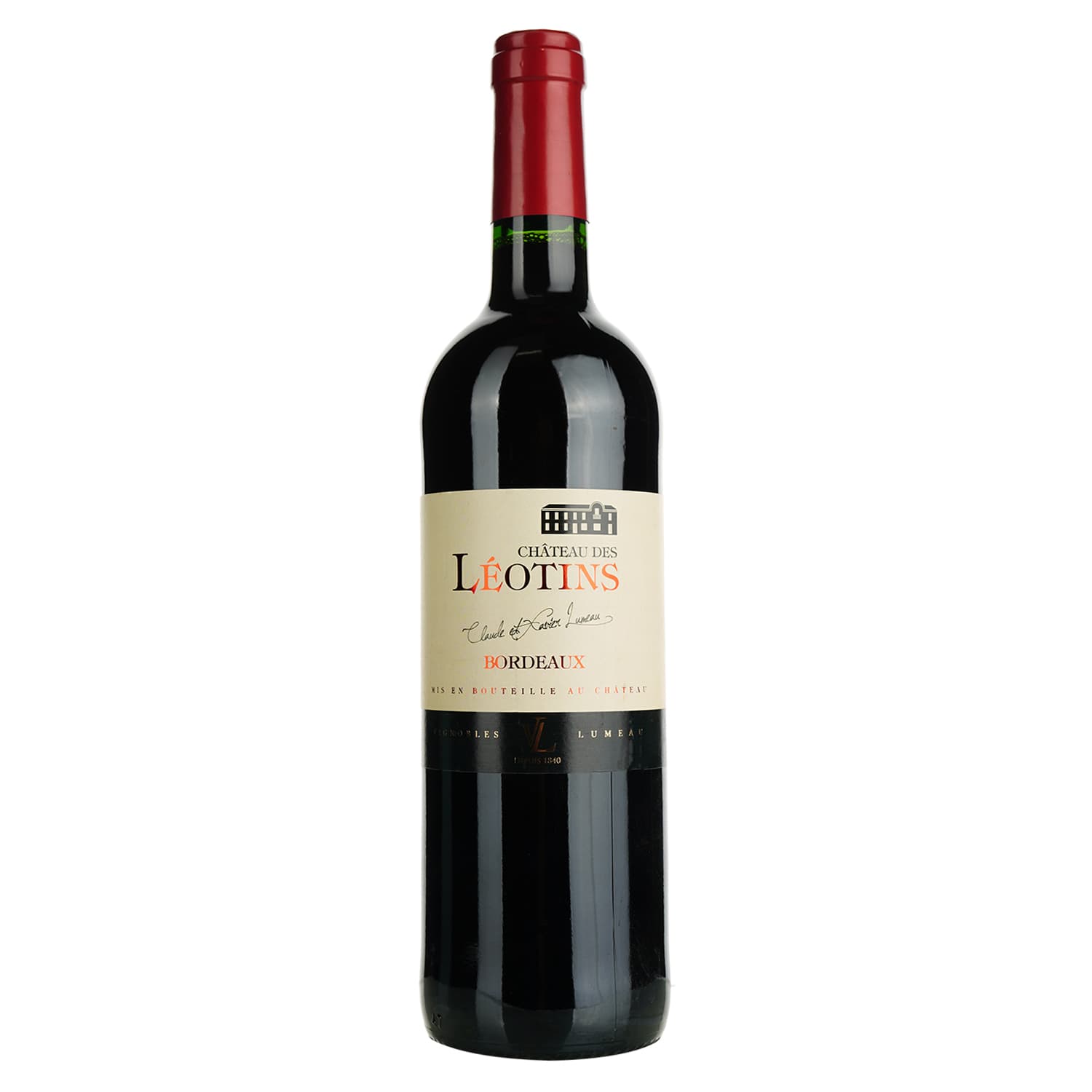 Вино Chateau Des Leotins AOP Bordeaux, червоне, сухе, 0,75 л (917818)