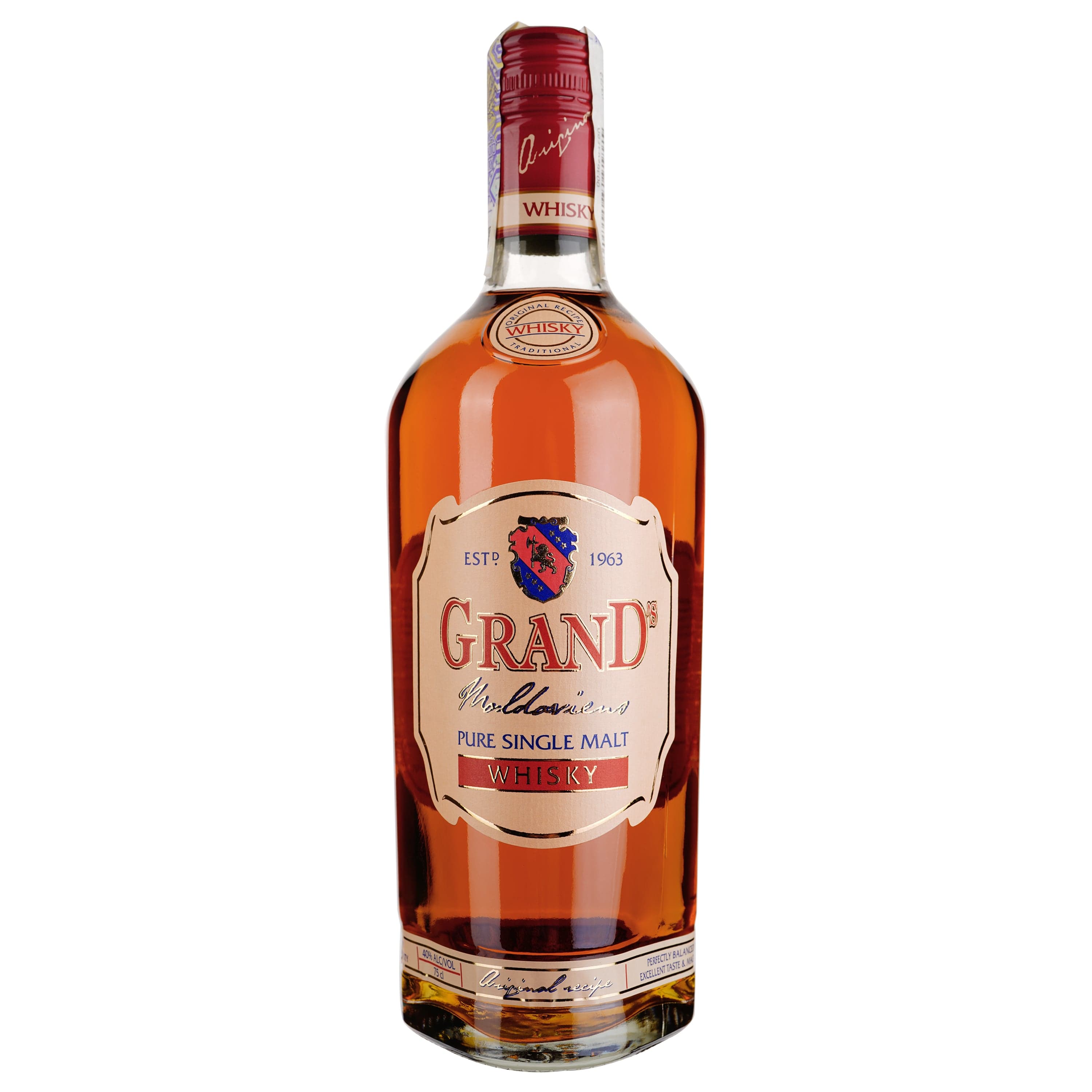 Віскі Grand Moldaviens 3 роки, 40%, 0,75 л (8000019105613)