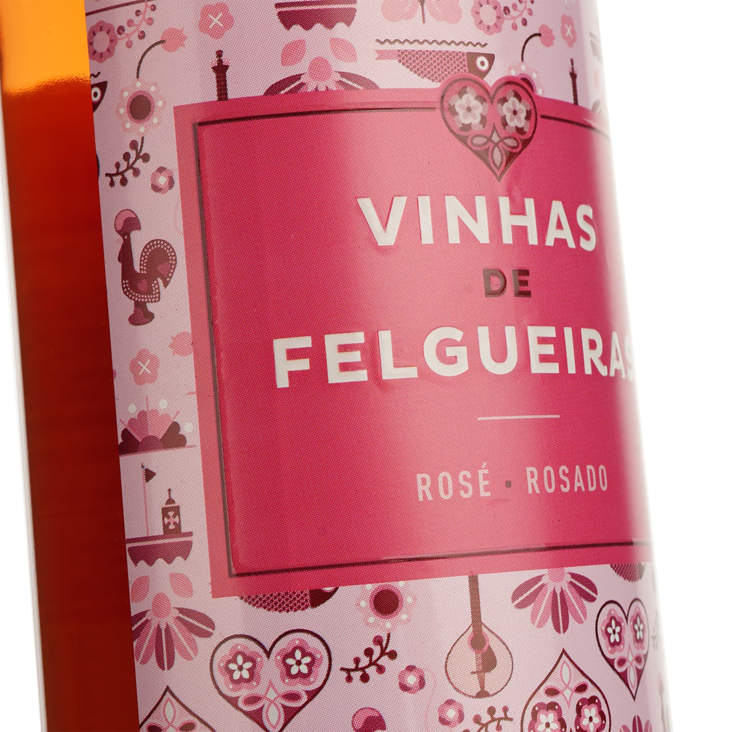 Вино Vinhas de Felgueiras Vihno Verde Rose DOC рожеве сухе 0.75 л