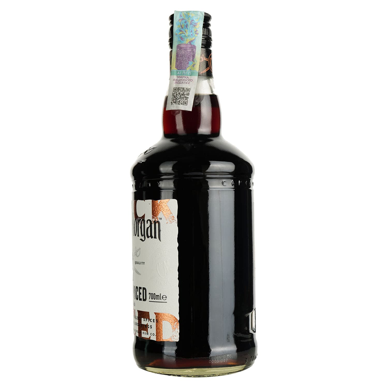 Алкогольний напій Captain Morgan Black Spiced 40% 0.7 л