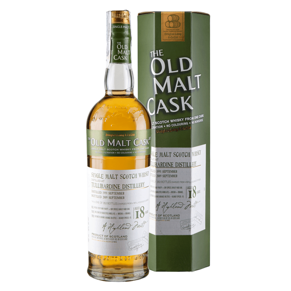 Віскі Tullibardine Vintage 1991 18 років Single Malt Scotch Whisky 50% 0.7 л
