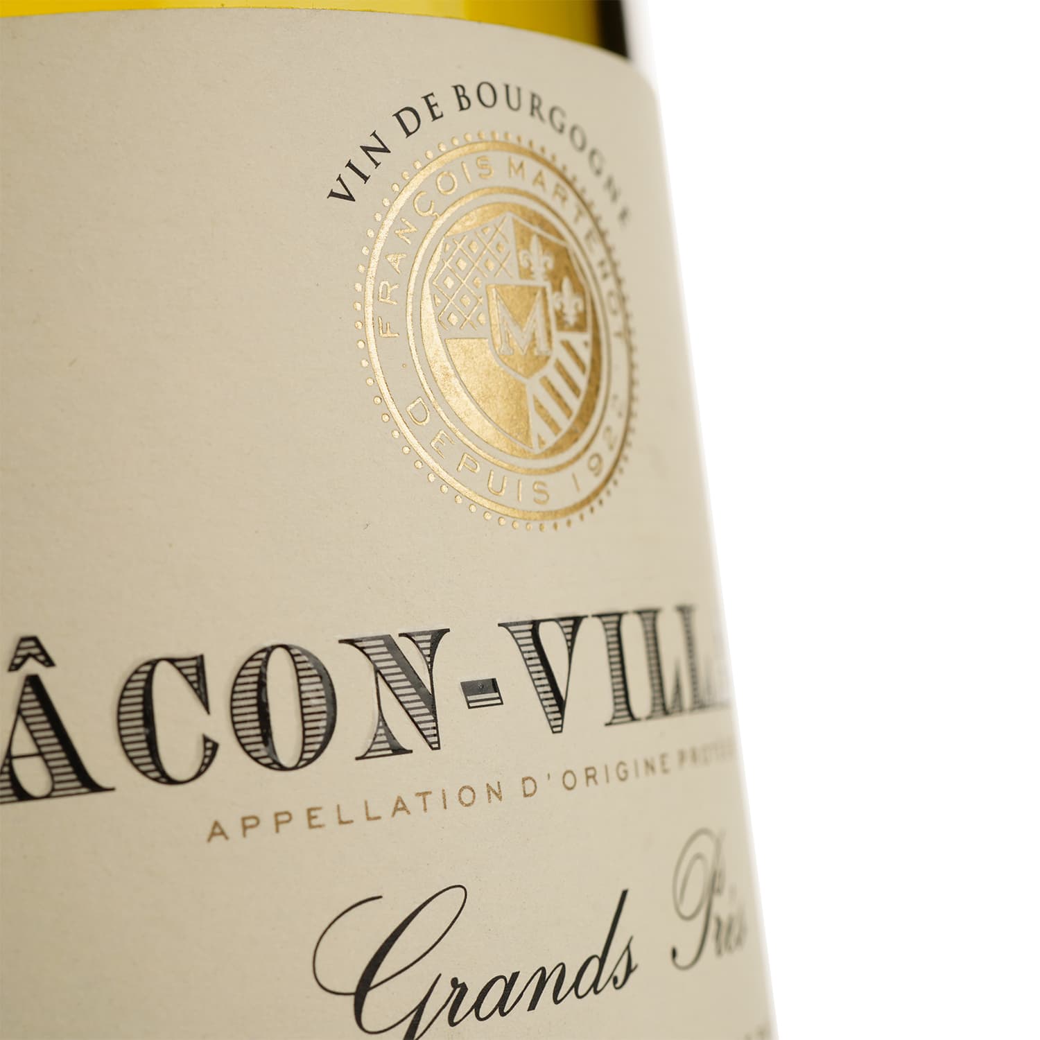 Вино Francois Martenot Macon Villages Blanc Grands Pres, біле, сухе, 12,5%, 0,75 л