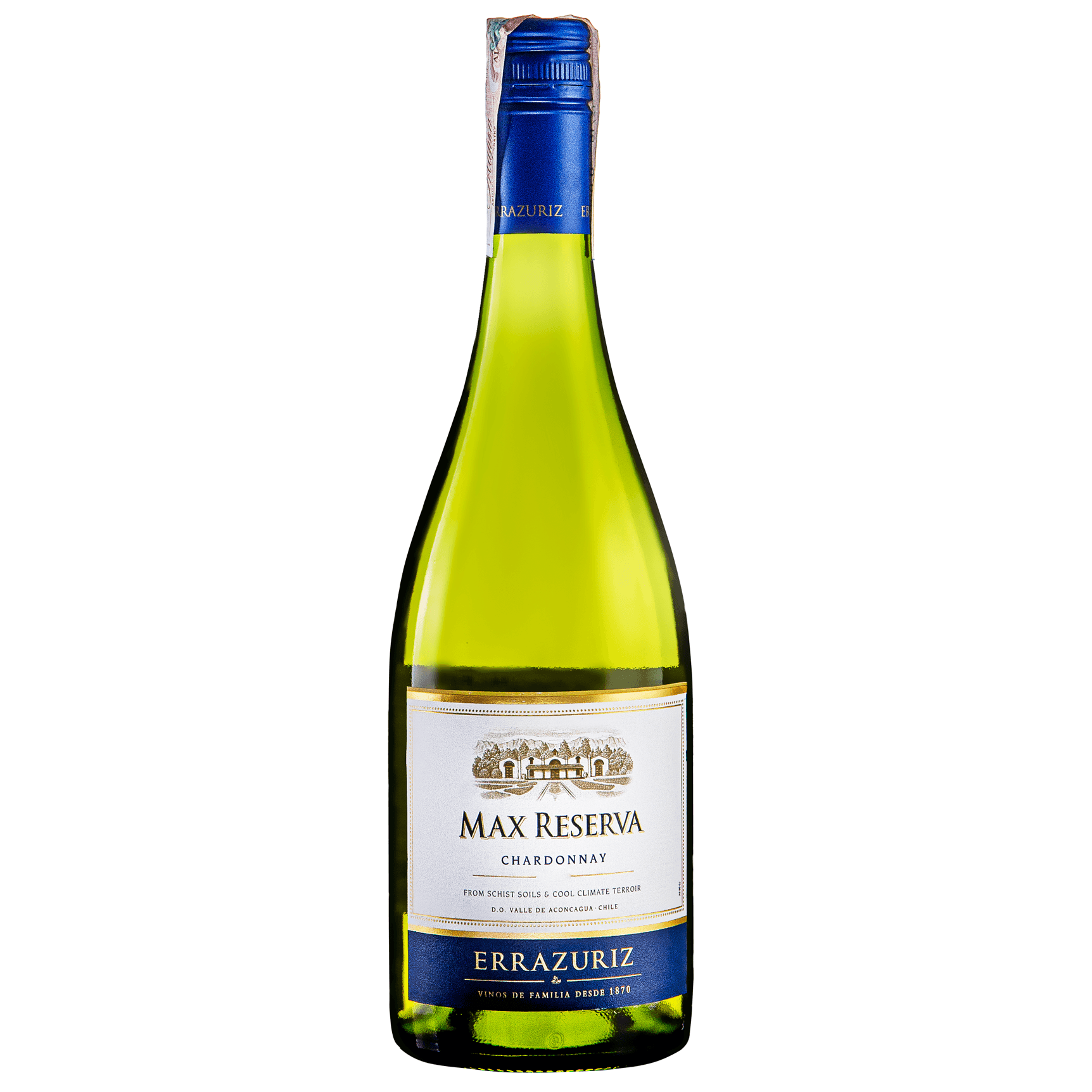Вино Errazuriz Max Reserva Chardonnay, біле, сухе, 13,5%, 0,75 л