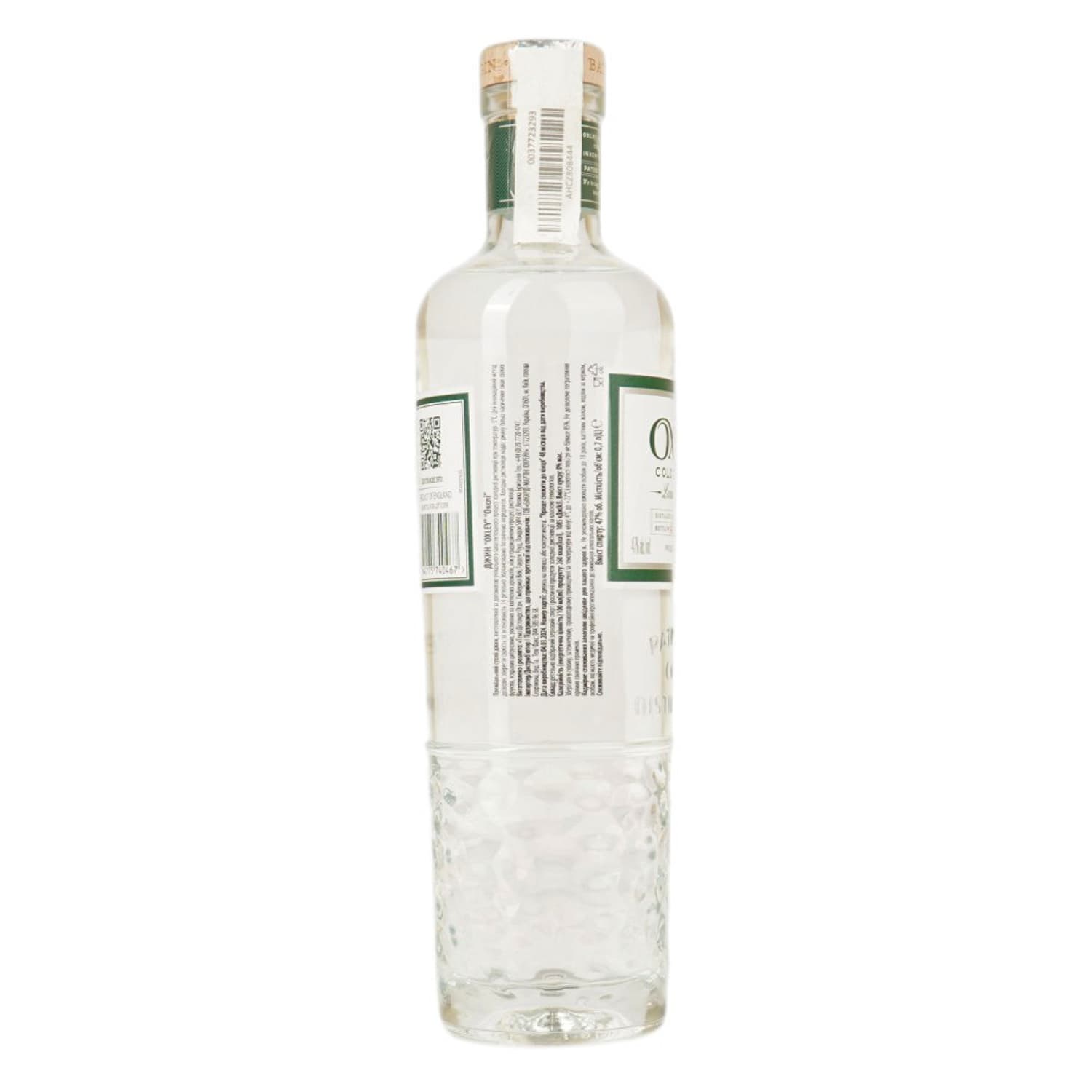Джин Oxley London Dry Gin 47% 0.7 л