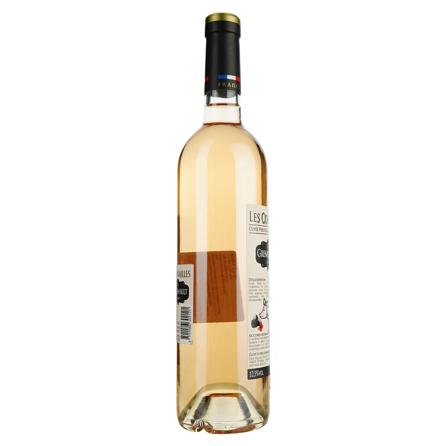 Вино Les Cochonnailles Grenache Cinsault IGP Pays D'Oc, рожеве, сухе, 0,75 л
