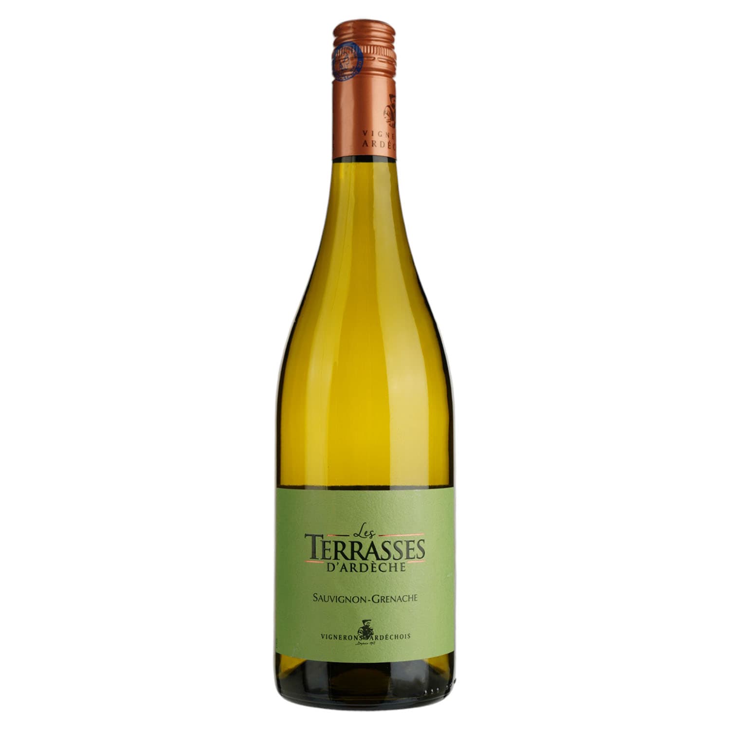 Вино Uvica Terrasses Ardeche, біле, сухе, 12%, 0,75 л