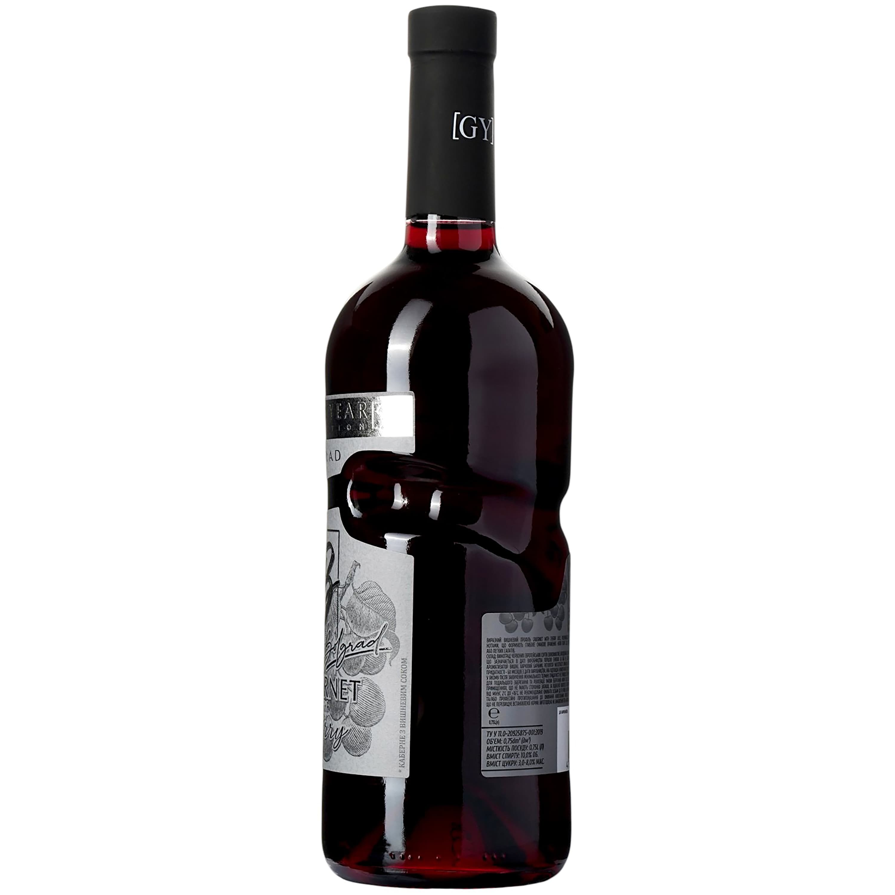 Винний напій Bolgrad Good Year напівсолодкий червоний Cabernet with cherry juice 10% 0.75 л