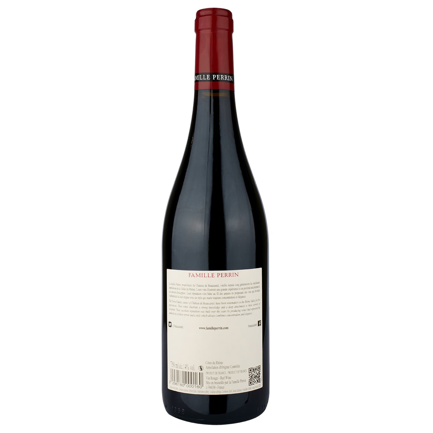 Вино Famille Perrin Reserve Cotes du Rhone Rouge, червоне, сухе, 0,75 л (06110)