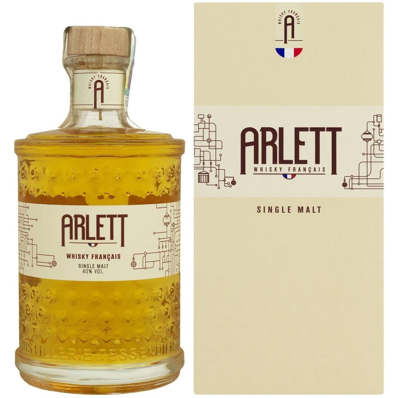 Віскі Arlett Single Malt Whisky 40% 0.7 л в подарунковій упаковці