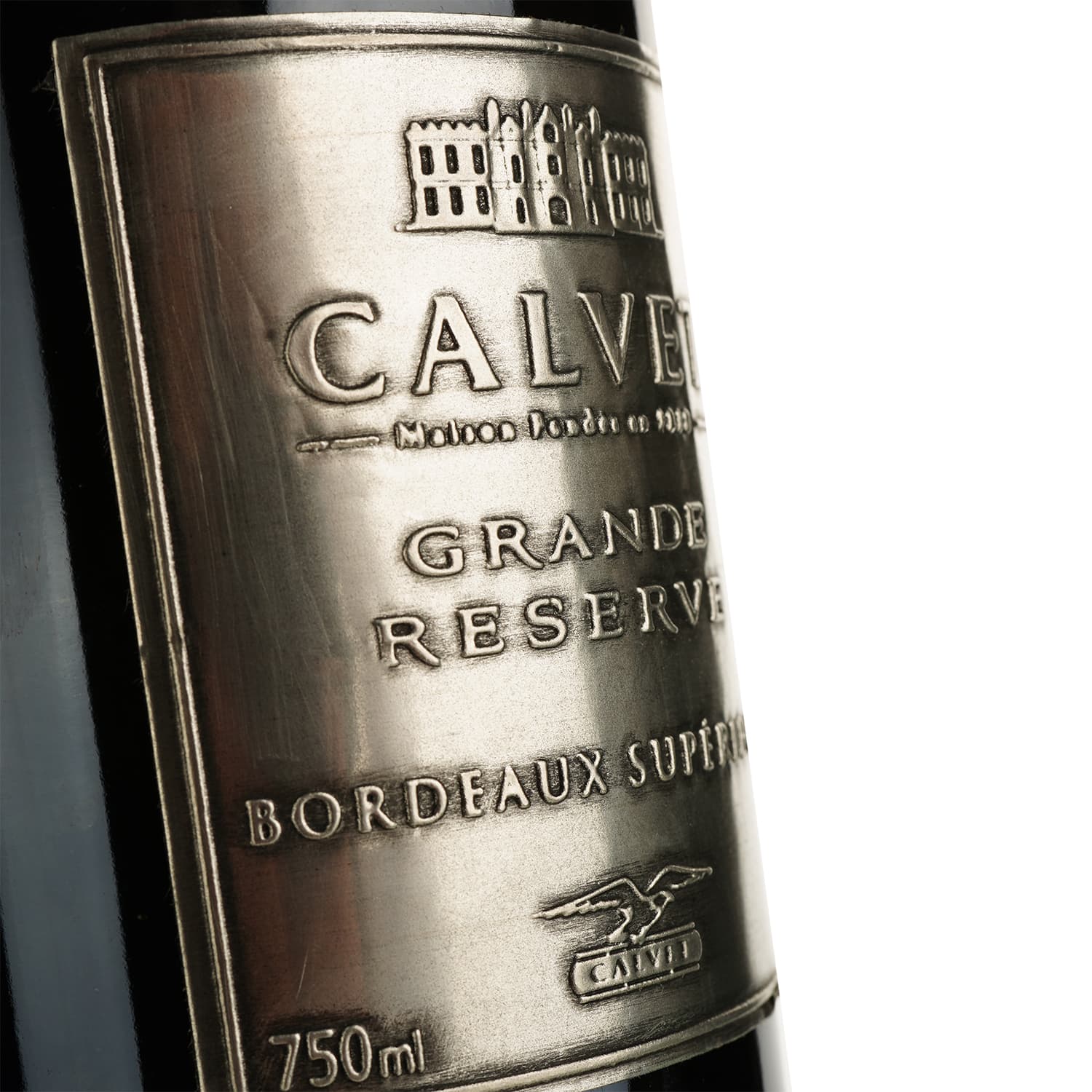 Вино Calvet Grande Reserve Metal Bordeaux Superieur AOC червоне сухе 0.75 л