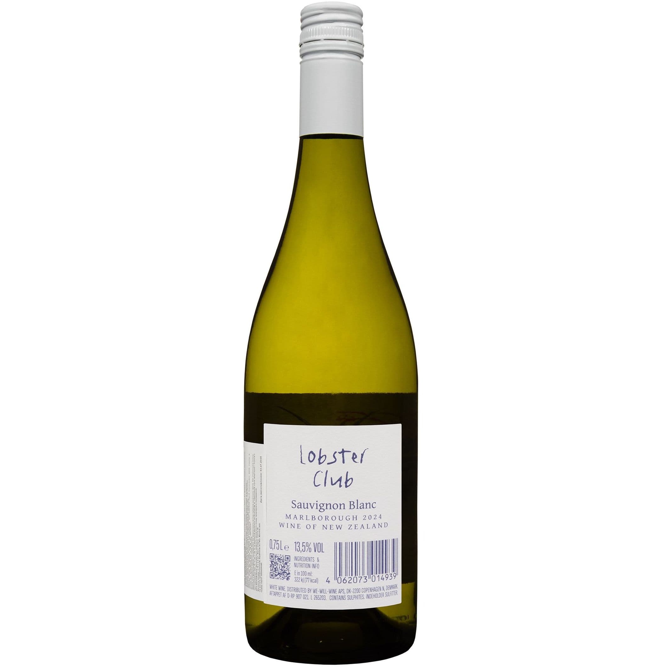 Вино Misty Cove Lobster Club Marlborough Sauvignon Blanc сухе біле 0.75 л