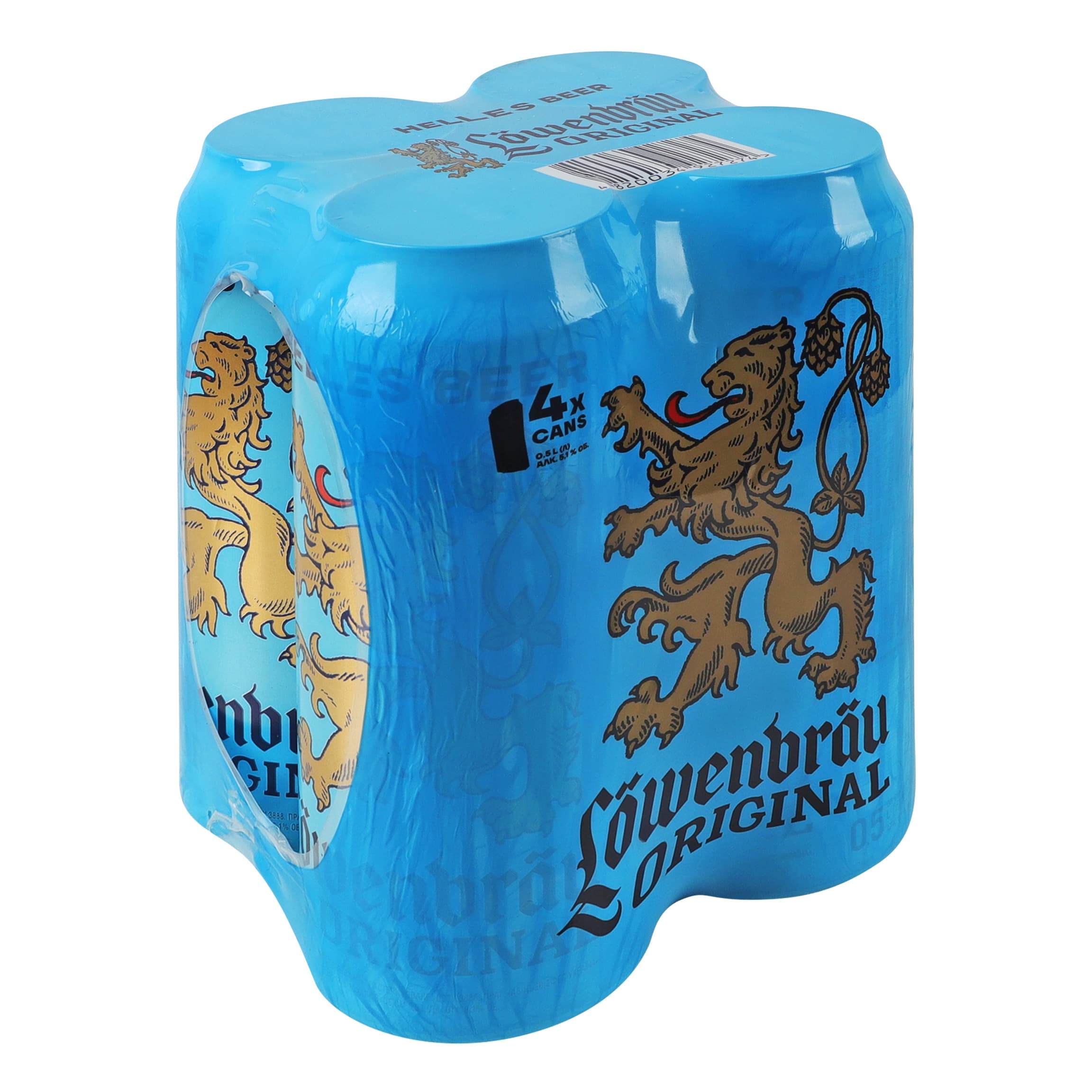 Набір пиво Lowenbrau Original світле 5.1% 4*0.5 л з/б