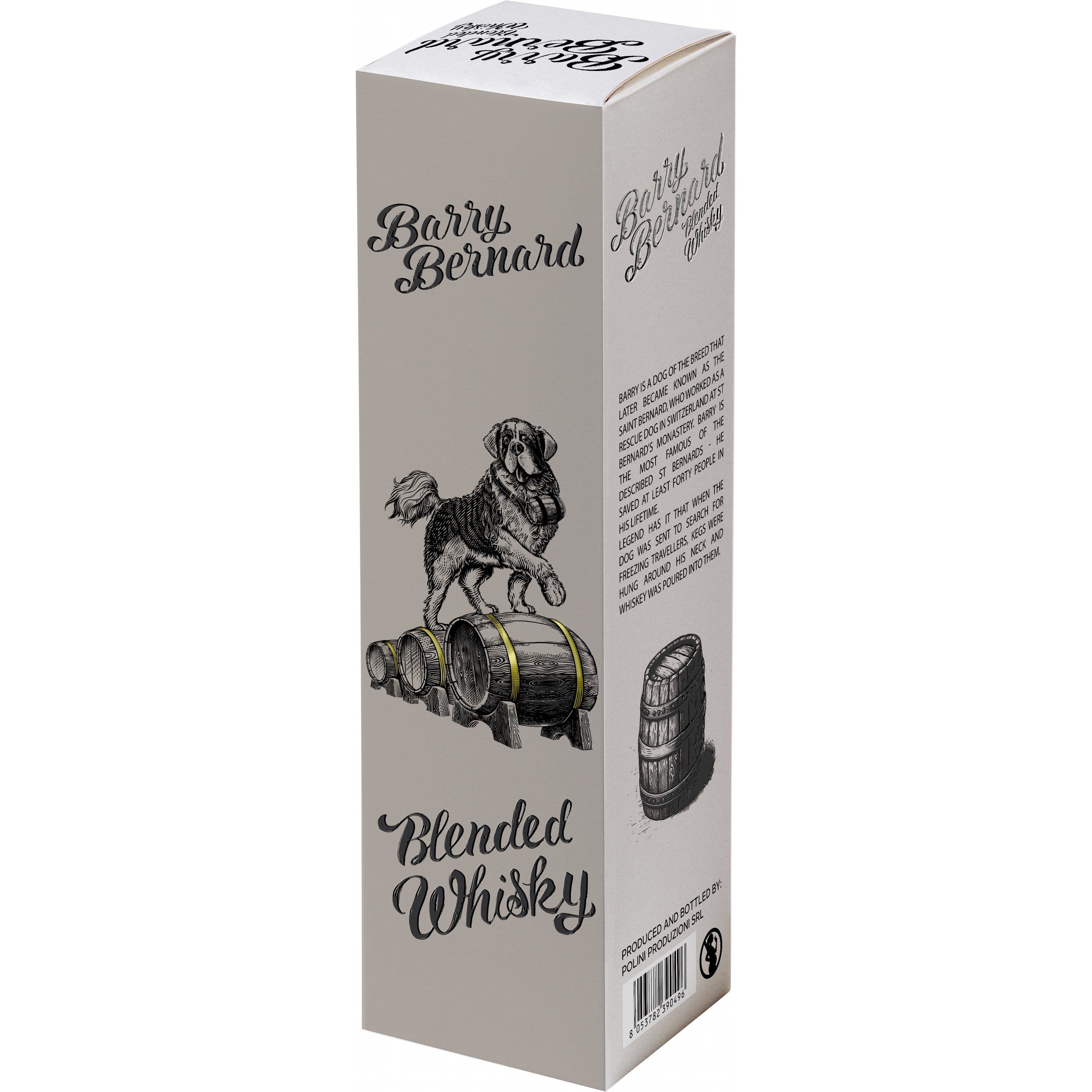 Віскі Barry Bernard 3 yo Blended Whisky 40% 0.7 л в подарунковій упаковці