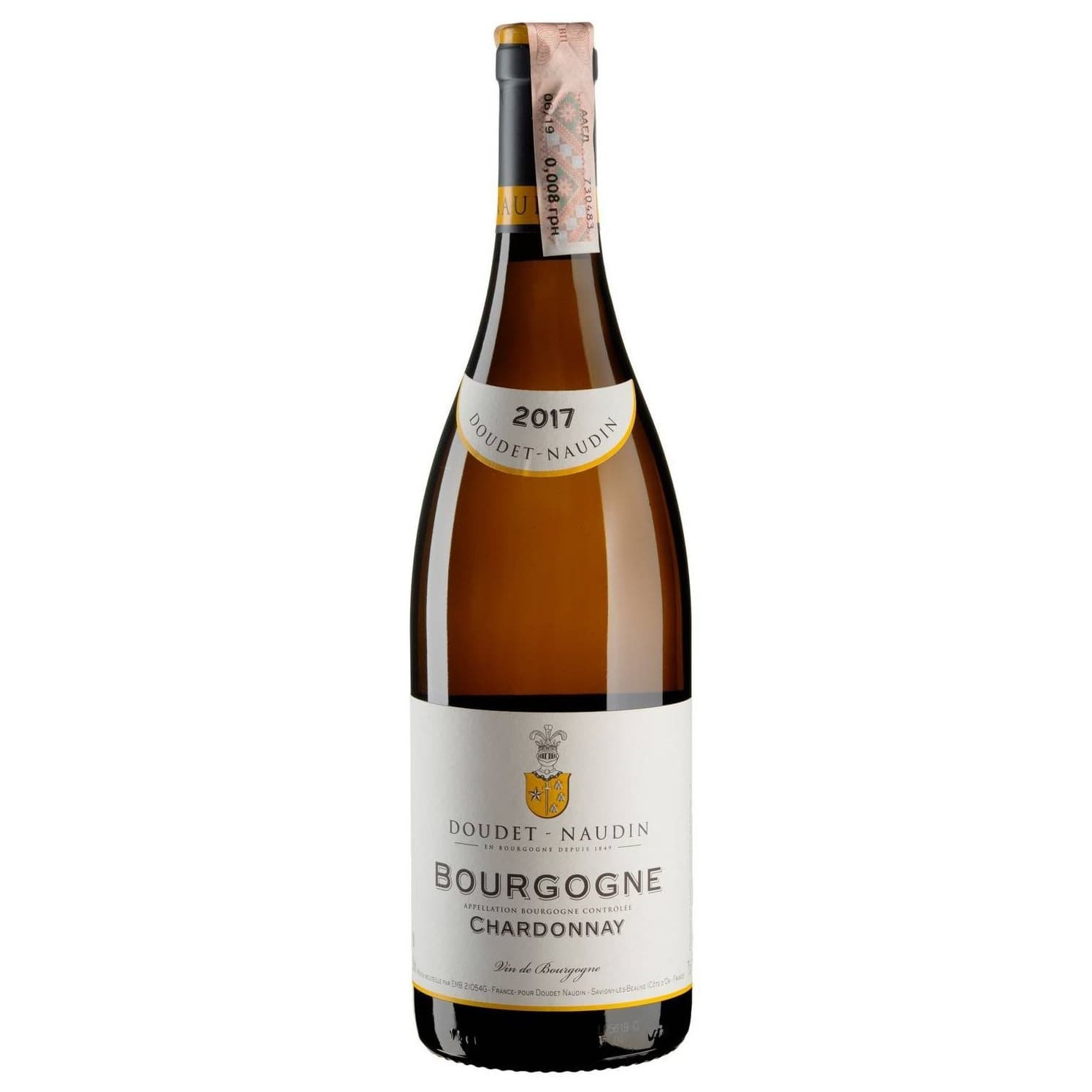 Вино Doudet Naudin Bourgogne Chardonnay, біле, сухе, 0,75 л