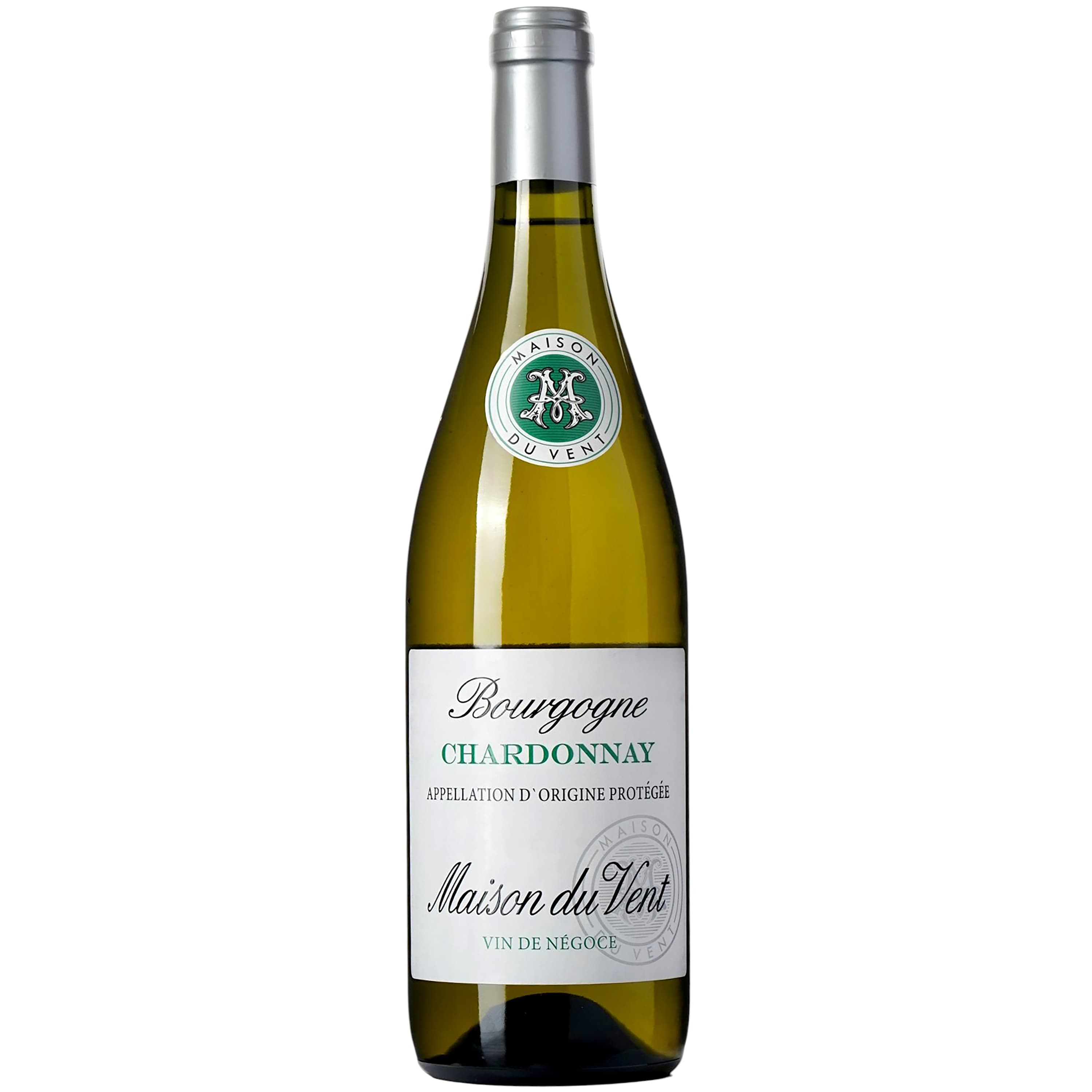 Вино Maison du Vent Bourgogne Chardonnay AOC біле сухе 0.75 л