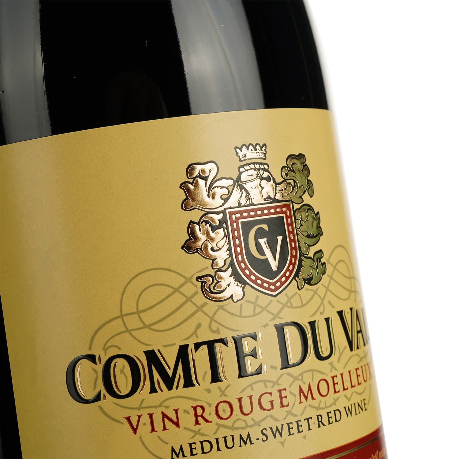 Вино Comte du Vals Rouge Medium Sweet червоне напівсолодке 0.75 л
