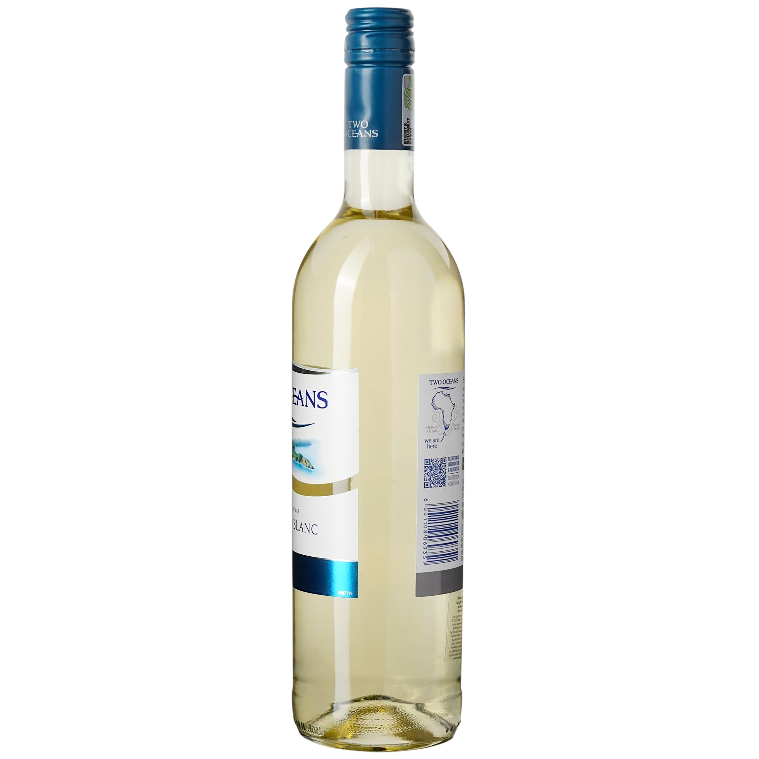 Вино Two Oceans Sauvignon Blanc біле сухе 12% 0.75 л
