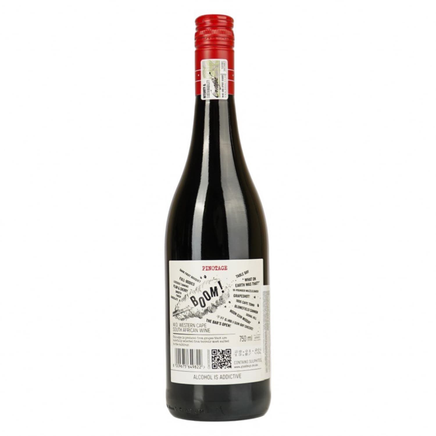 Вино Gun Bay Pinotage червоне сухе 0.75 л