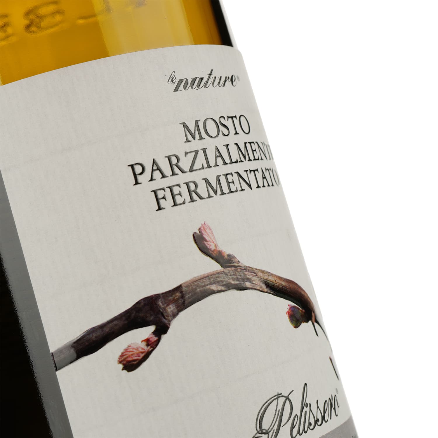 Вино Pelissero Mosto Parzialmente Fermentato, біле, солодке, 5,5%, 0,75 л