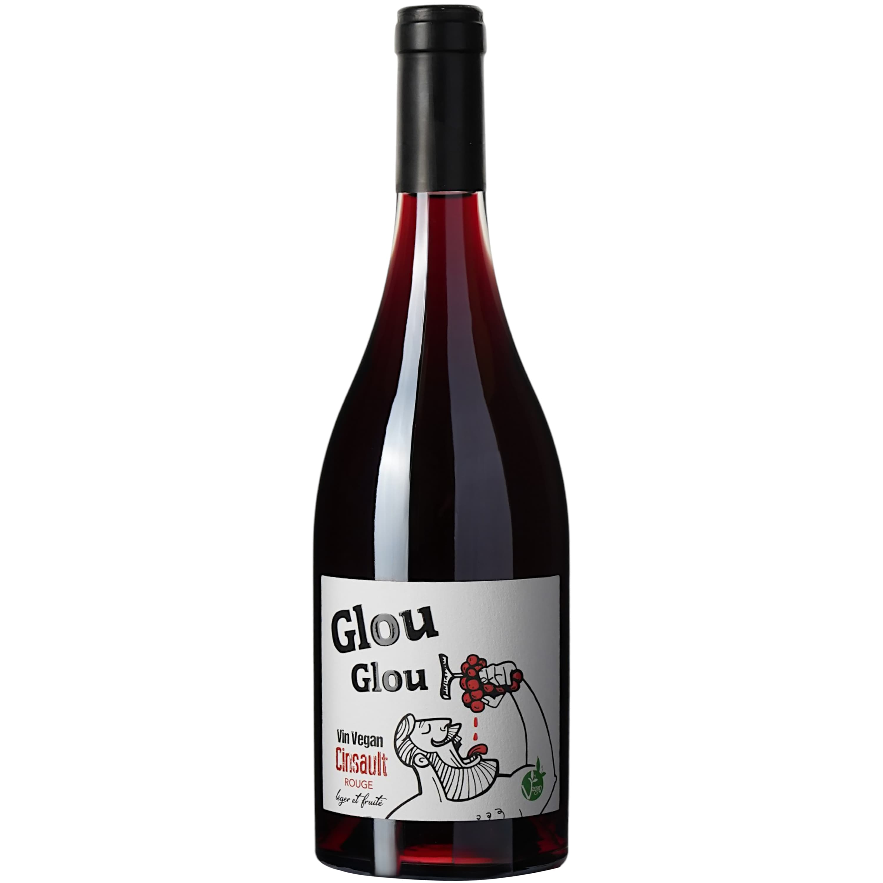 Вино Grisette des Gres Glou Glou Cinsault Bio IGP Pays D'Oc, червоне, сухе, 0,75 л