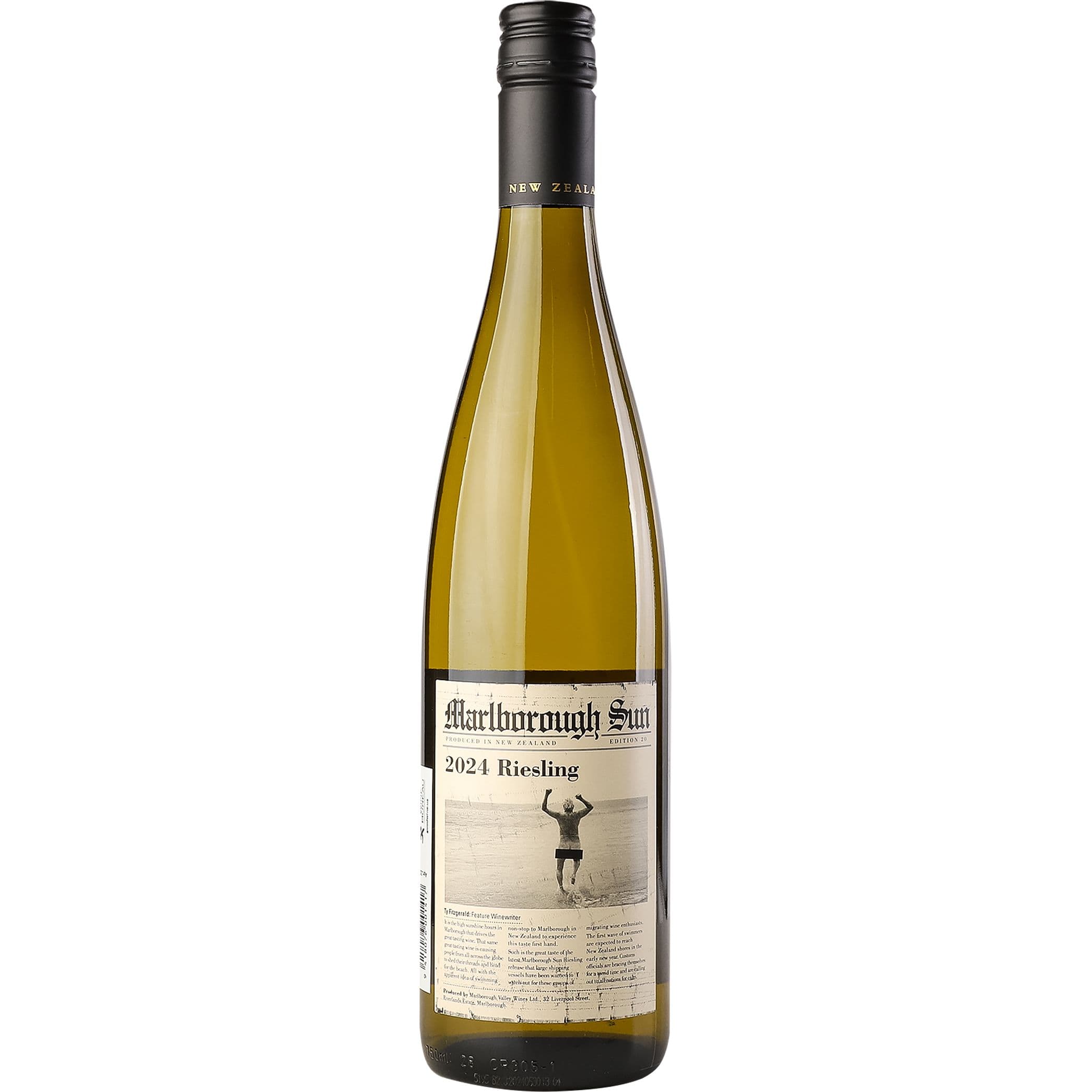 Вино Marlborough Sun Riesling, біле, напівсухе, 0,75 л
