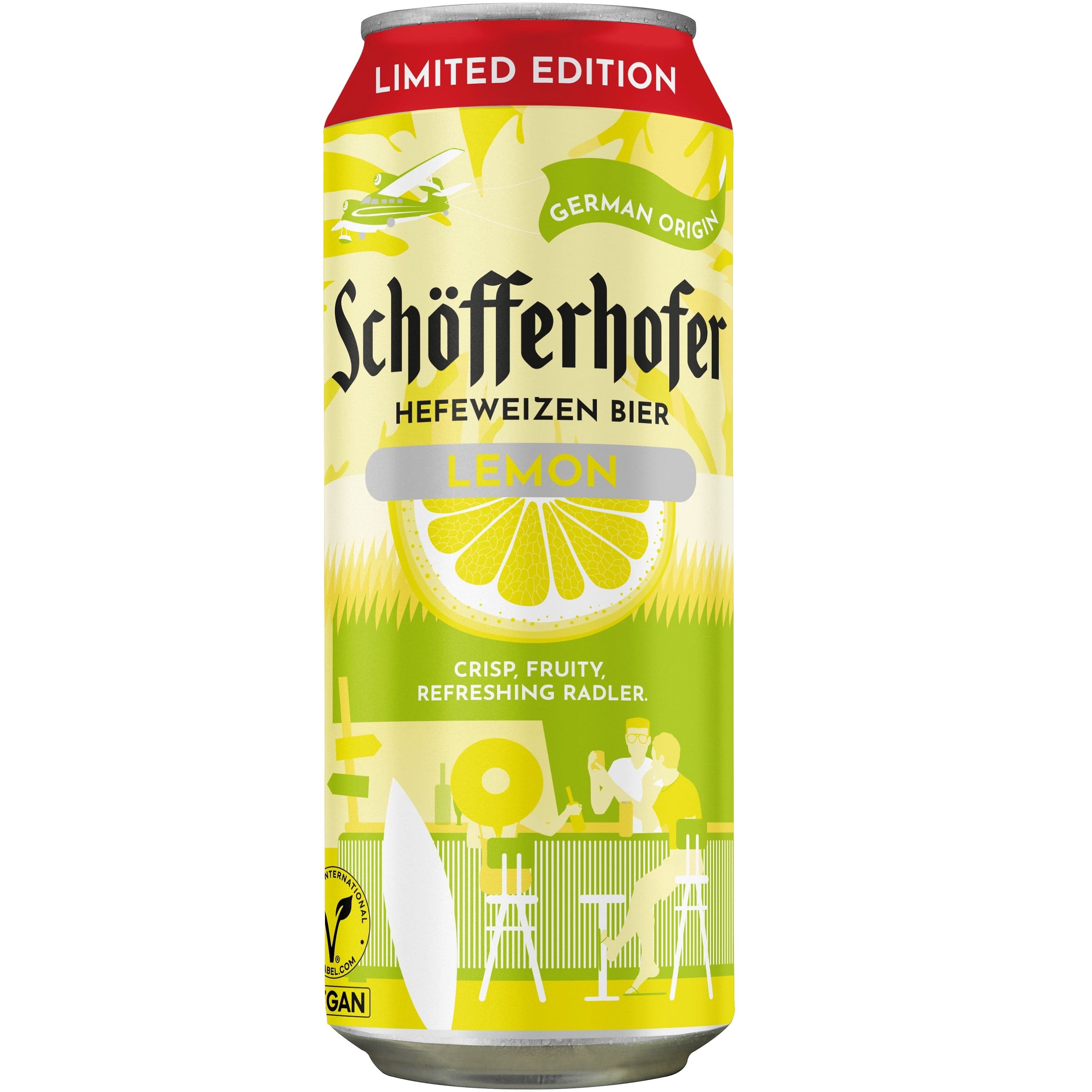 Cумiш пива з соком Schofferhofer пшеничне лимон 0.5 л