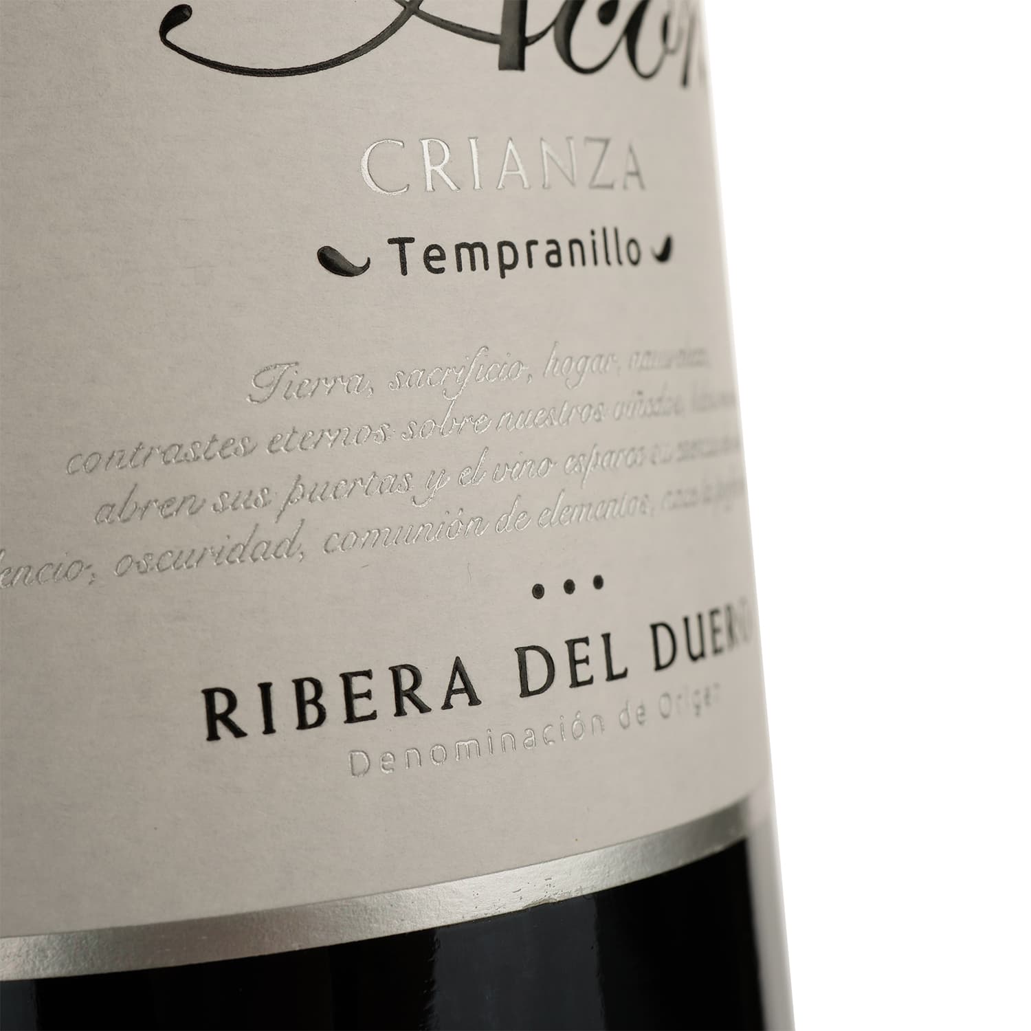 Вино Abadia de Acon Crianza, червоне, сухе, 14,8%, 0,75 л