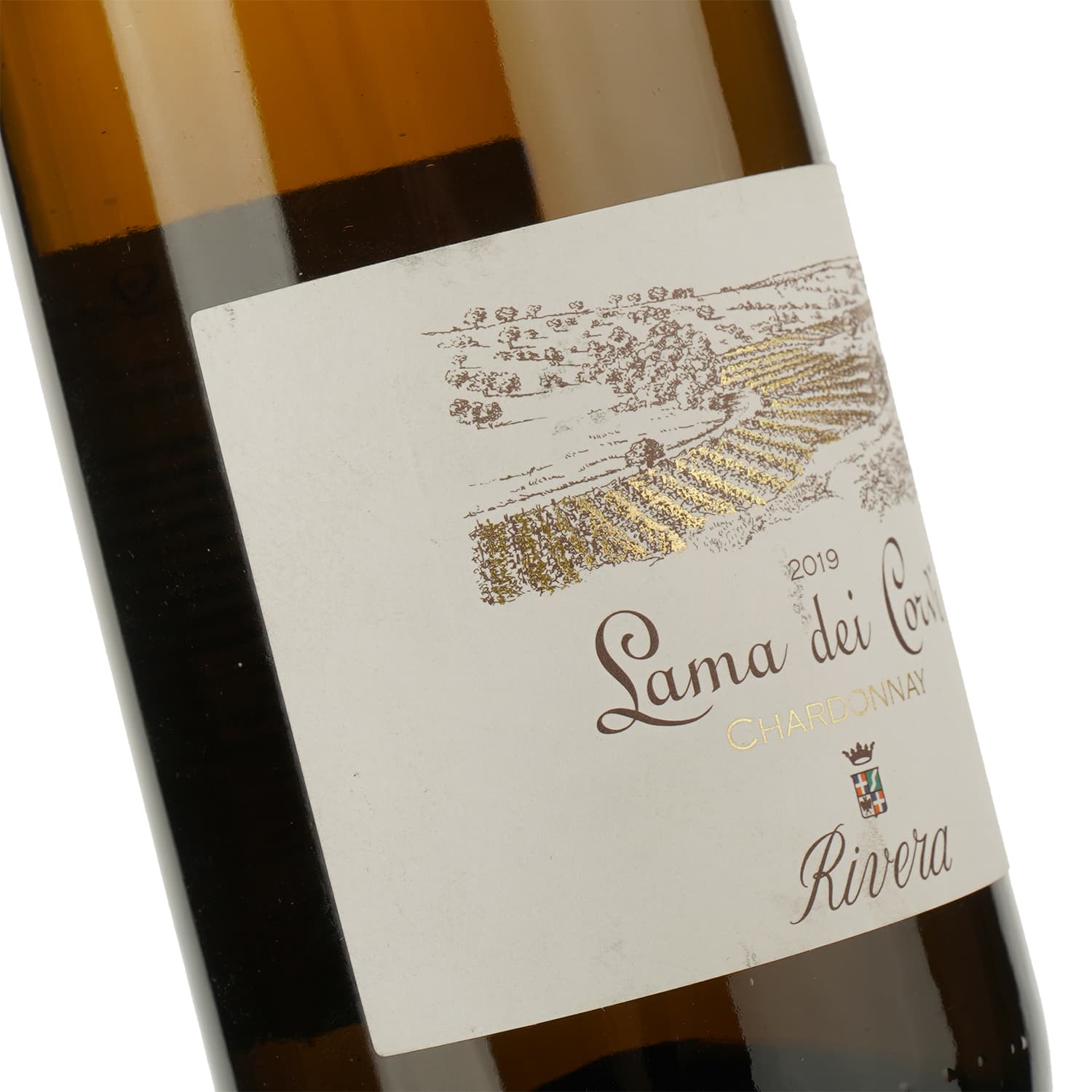Вино Rivera Lama Dei Corvi Chardonnay, біле, сухе, 0.75 л