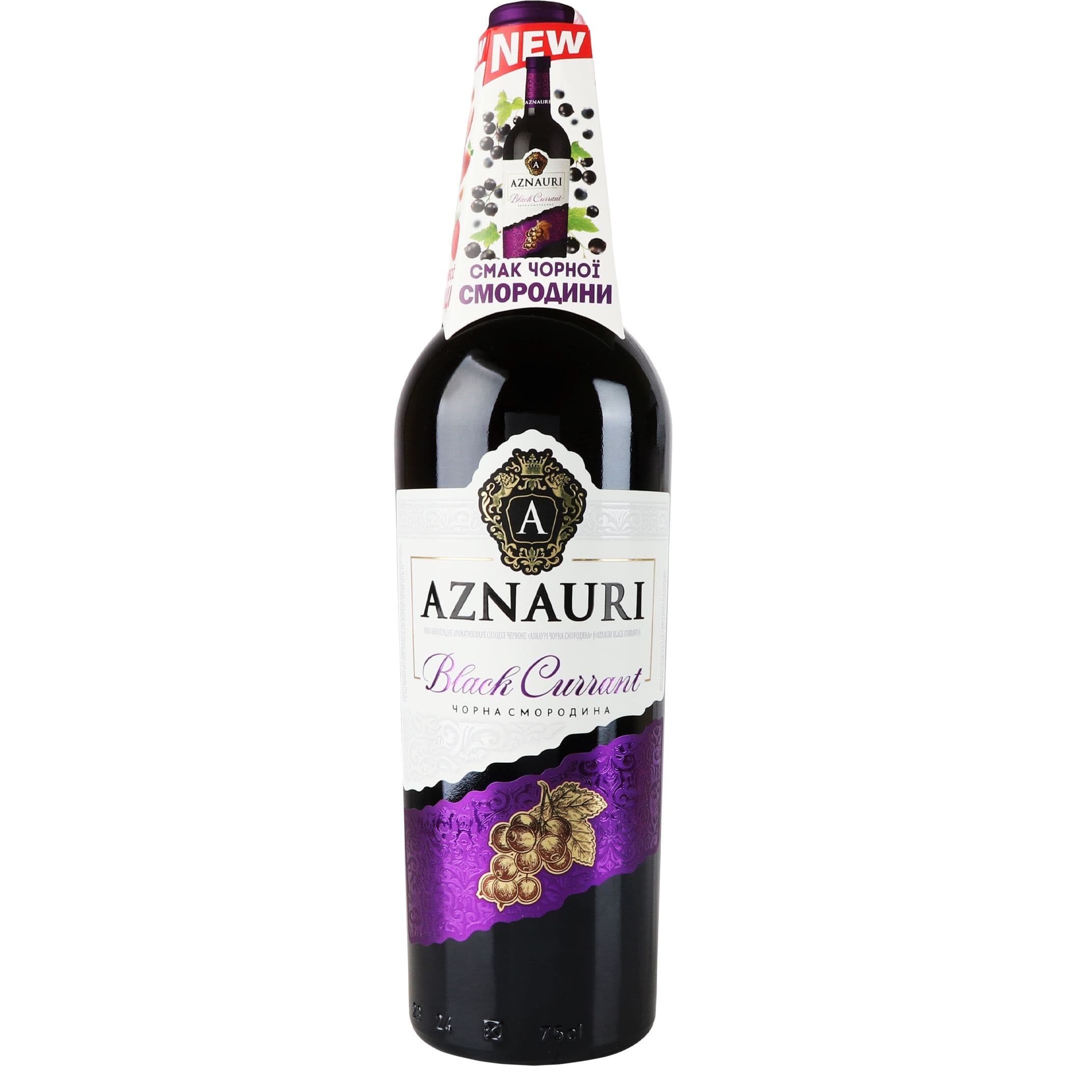 Вино AZNAURI Black Currant чорна смородина чер н/сол 1.5 л