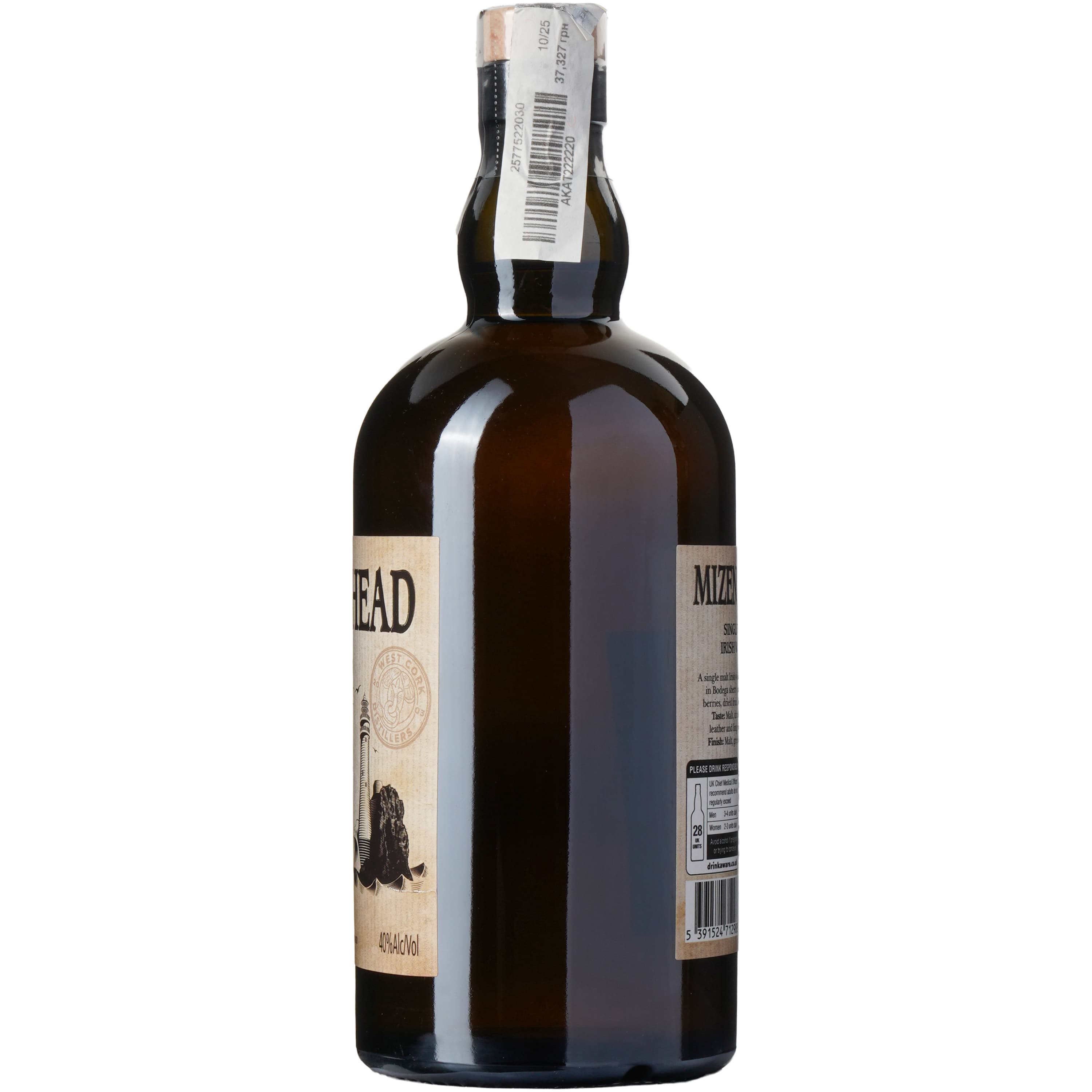 Віскі Mizen Head Single Malt Irish Whiskey 40% 0.7 л