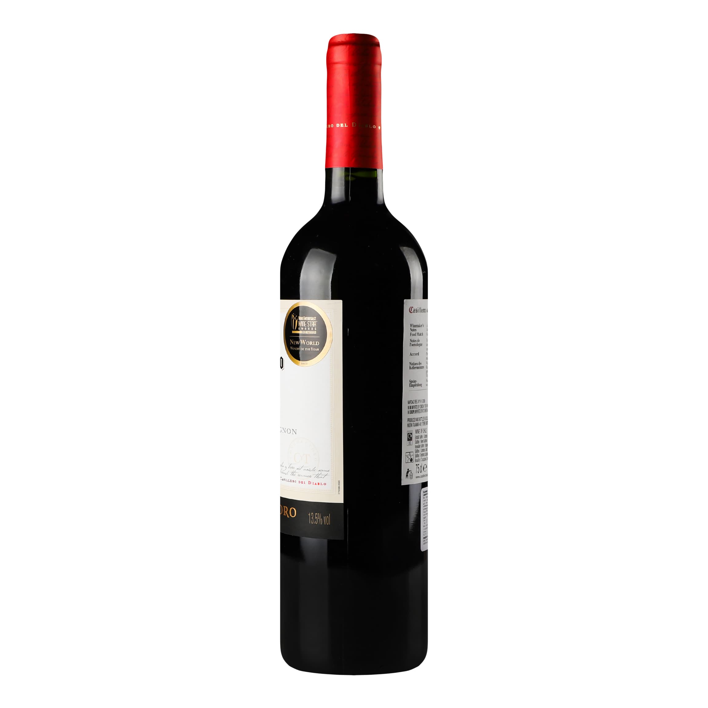 Вино Casillero del Diablo Cabernet Sauvignon, червоне, сухе, 13%, 0,75 л