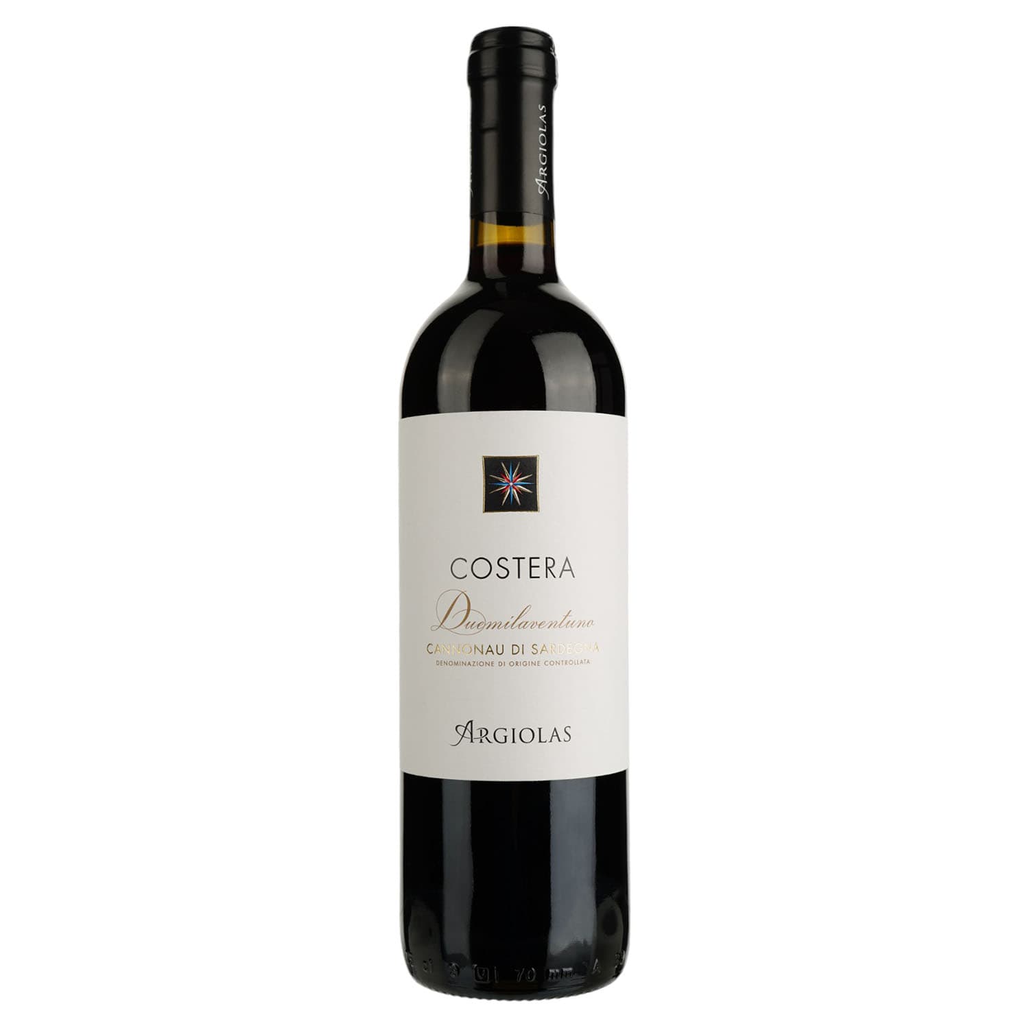 Вино Argiolas Cannonau di Sardegna Costera DOC, червоне, сухе, 14%, 0,75 л (37412)