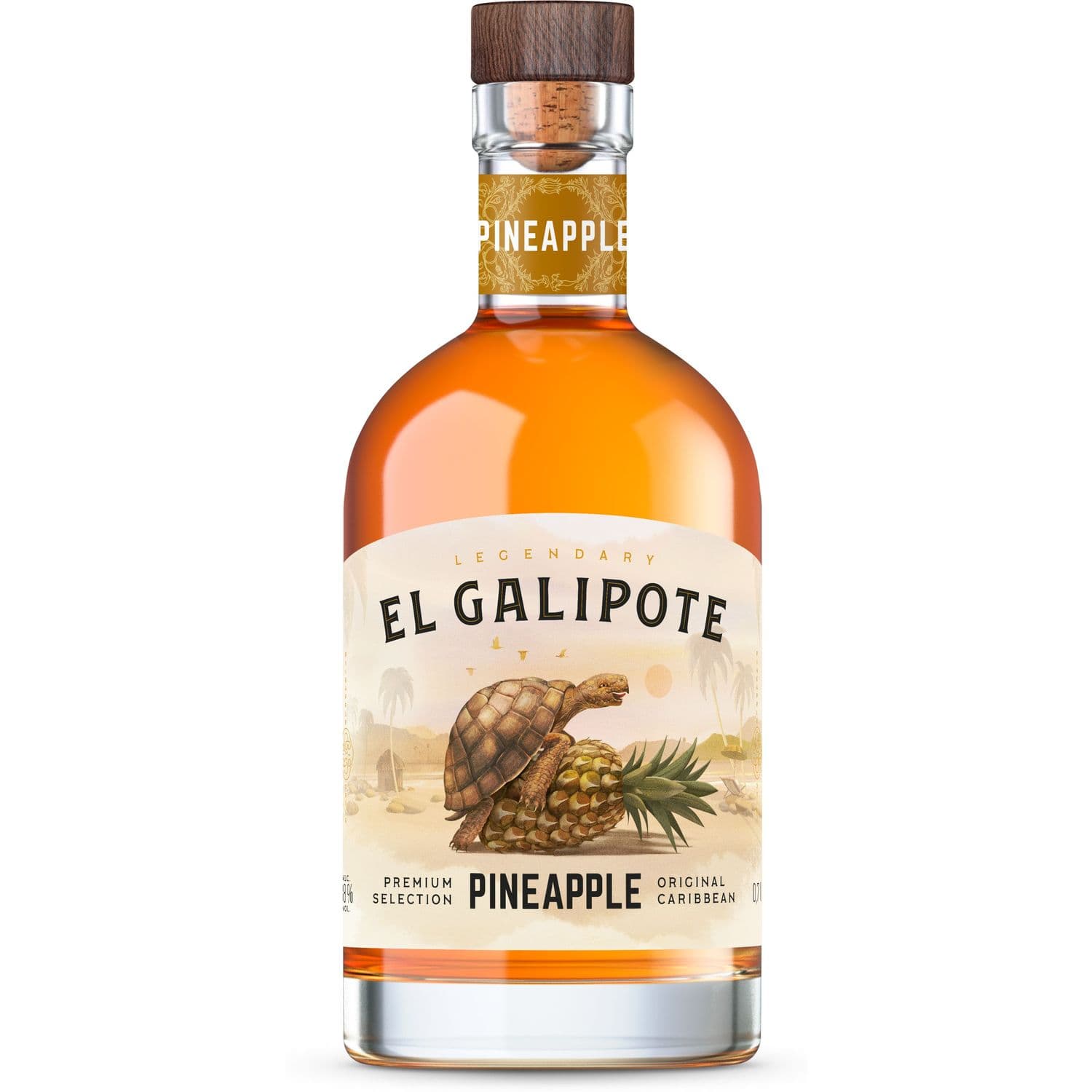 Спиртний напій El Galipote Pineapple 35% 0.7 л (4770053241533)