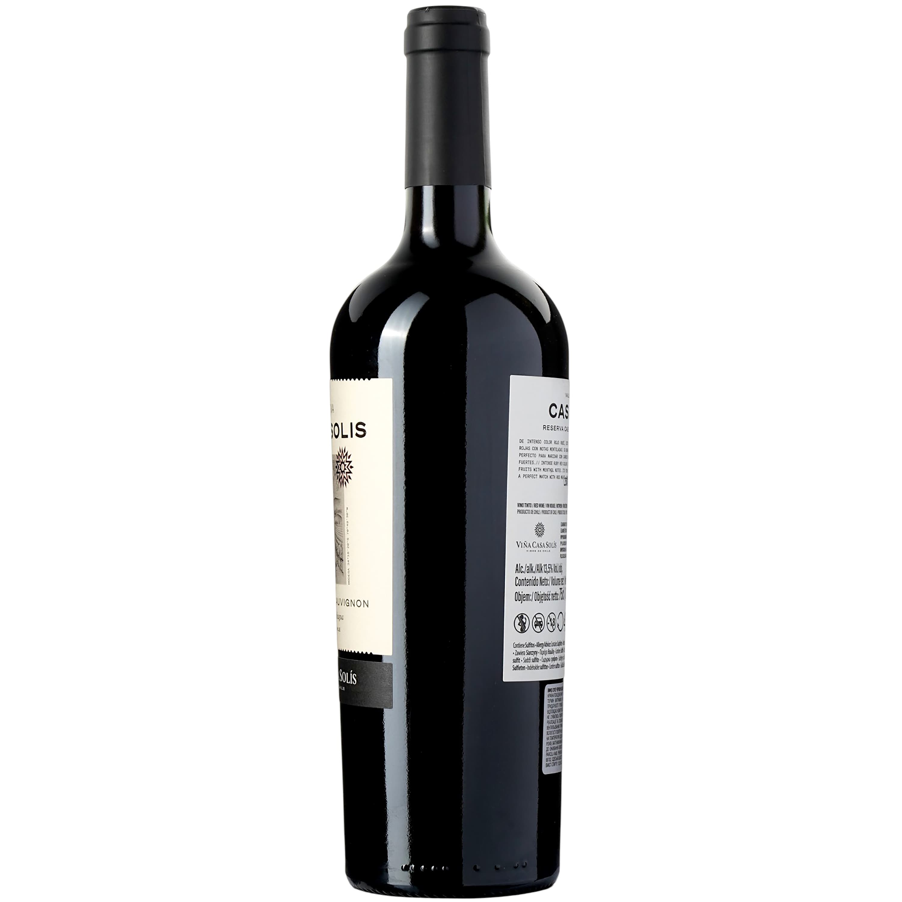 Вино Casa Solis Cabernet Sauvignon Reserva червоне сухе 12.5%, 0.75 л