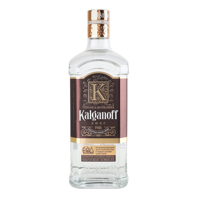 Горілка особлива Kalganoff Люкс 40% 2.1 л (3 шт. х 0.7 л)
