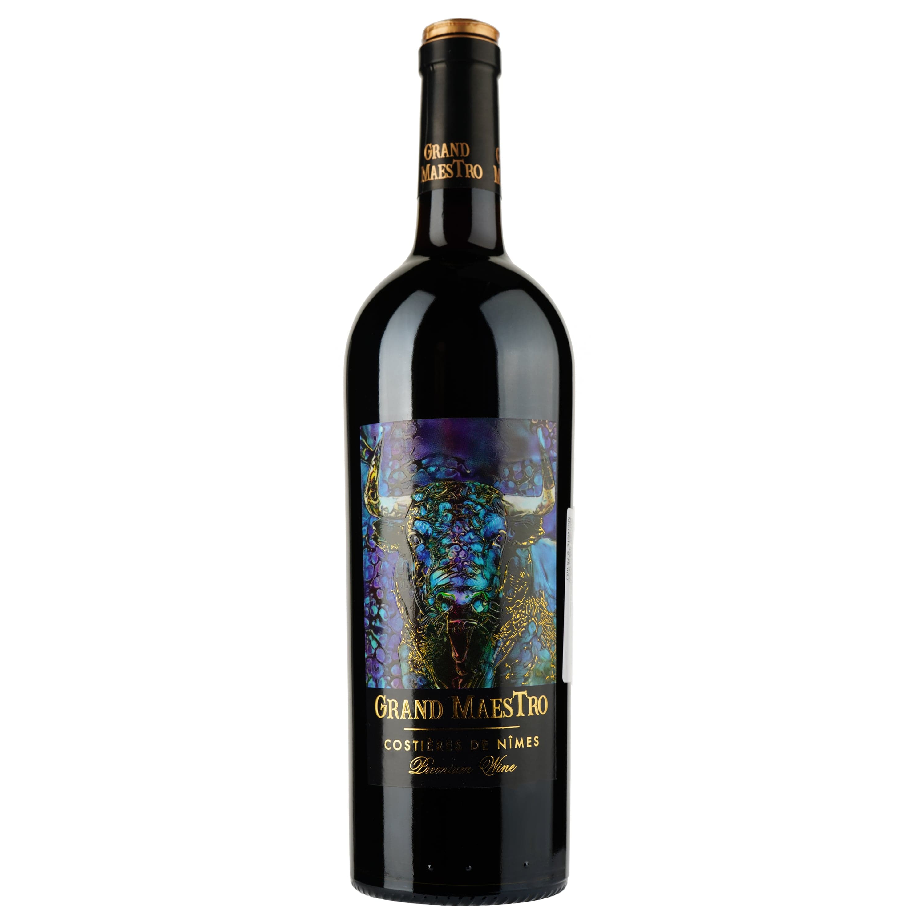 Вино Grand Maestro Rouge AOP Costieres de Nimes, червоне, сухе, 0,75 л