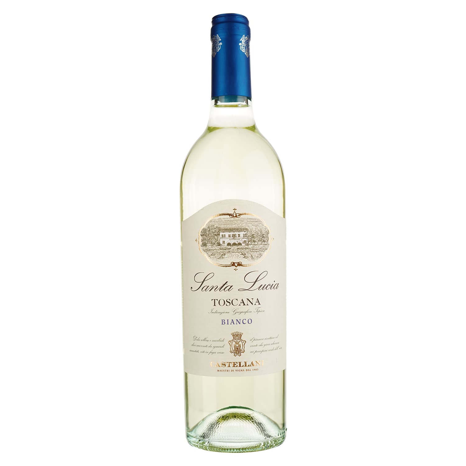 Вино Castellani Toscano Bianco Cru Santa Lucia IGT, біле, сухе, 12%, 0,75 л