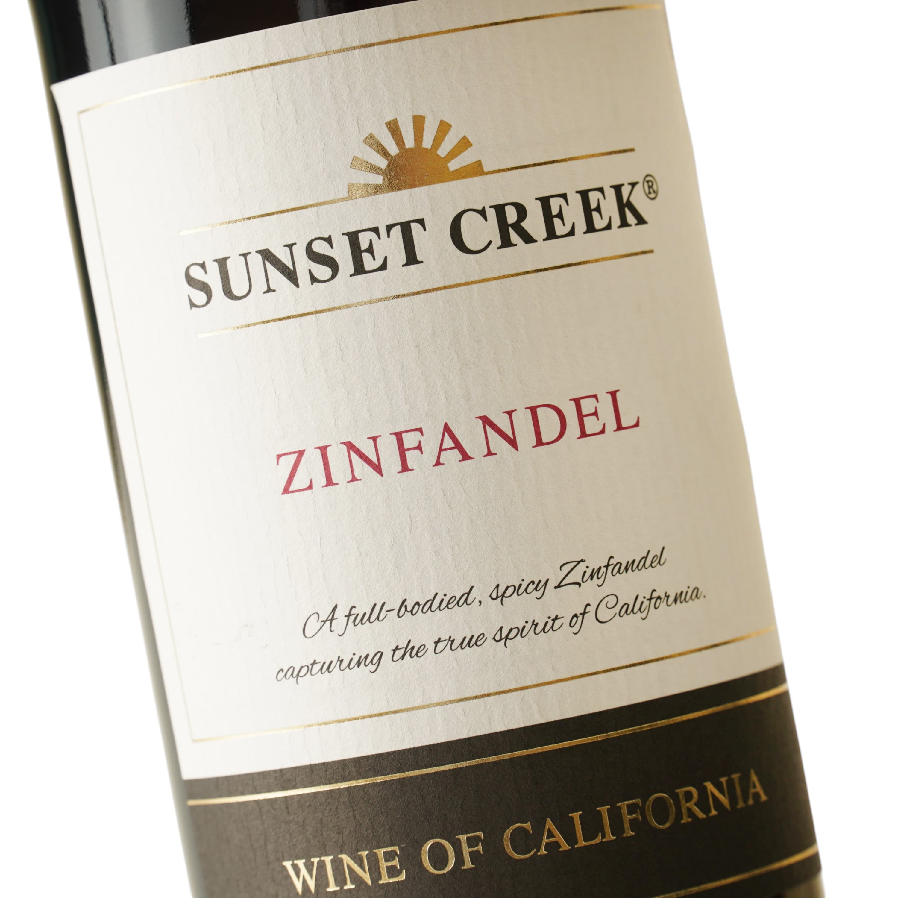 Вино Sunset Creek Zinfandel California червоне сухе 0.75 л