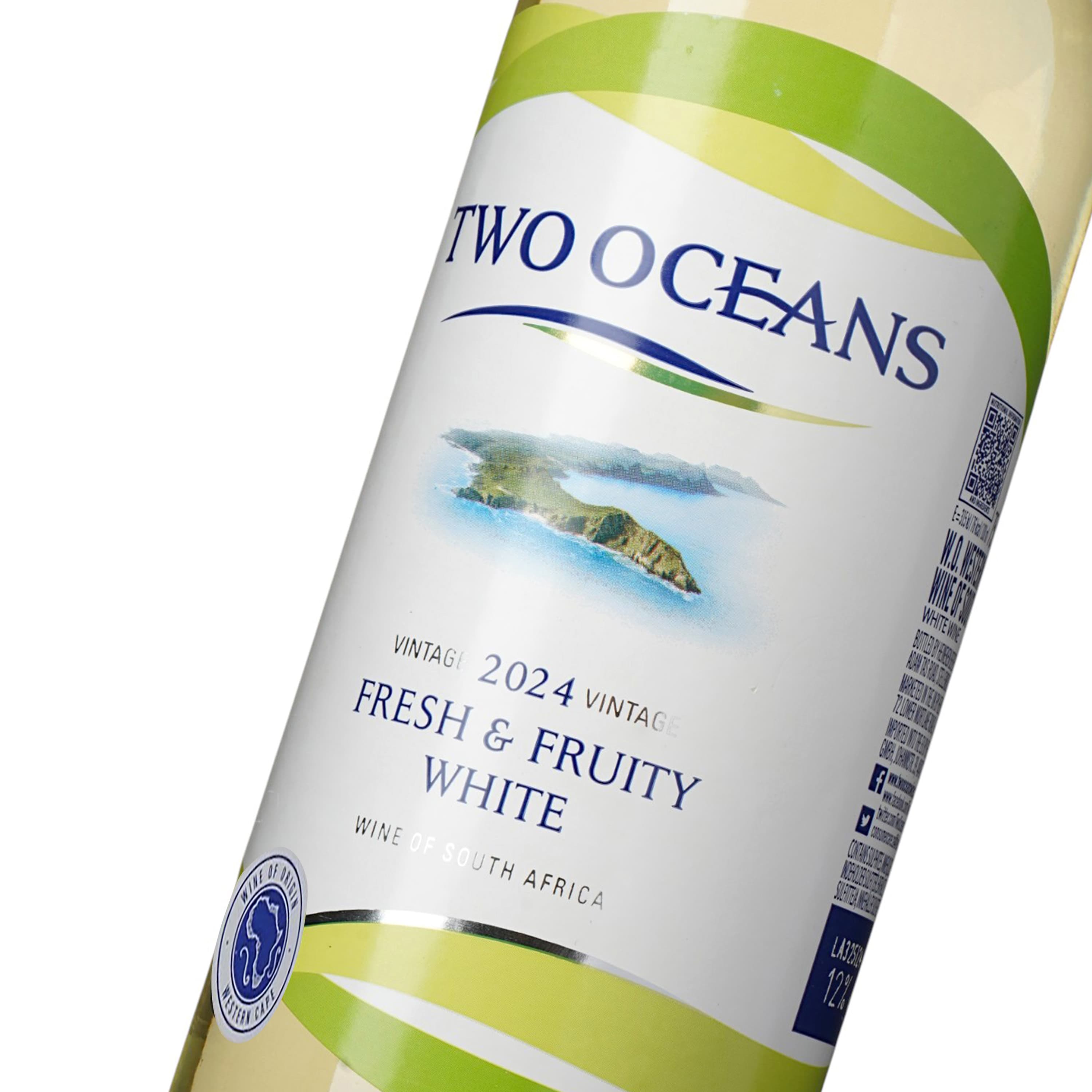 Вино Two Oceans Fresh and Fruity біле напівсухе 11.5% 0.75 л
