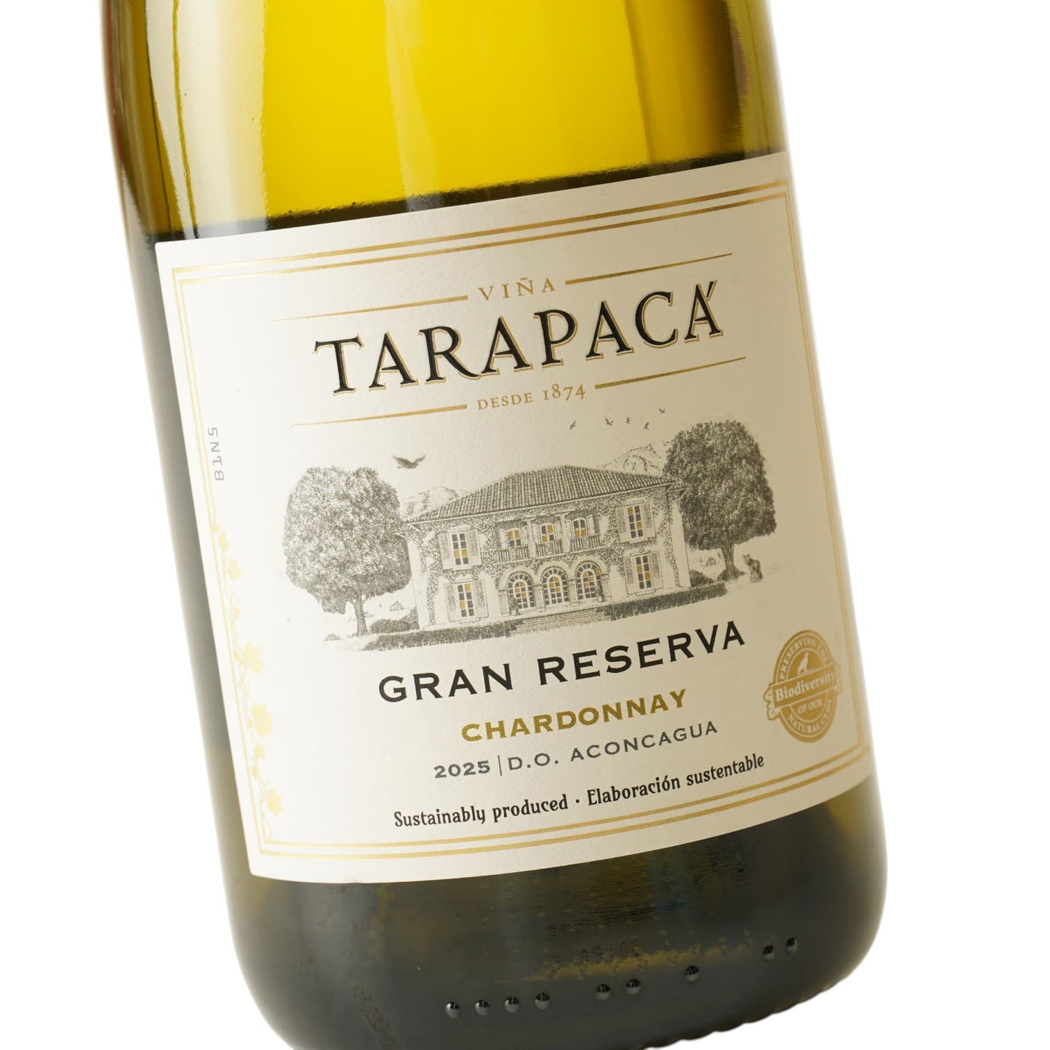 Вино Tarapaca Chardonnay Gran Reserva, біле, сухе, 13,5%, 0,75 л (30011)