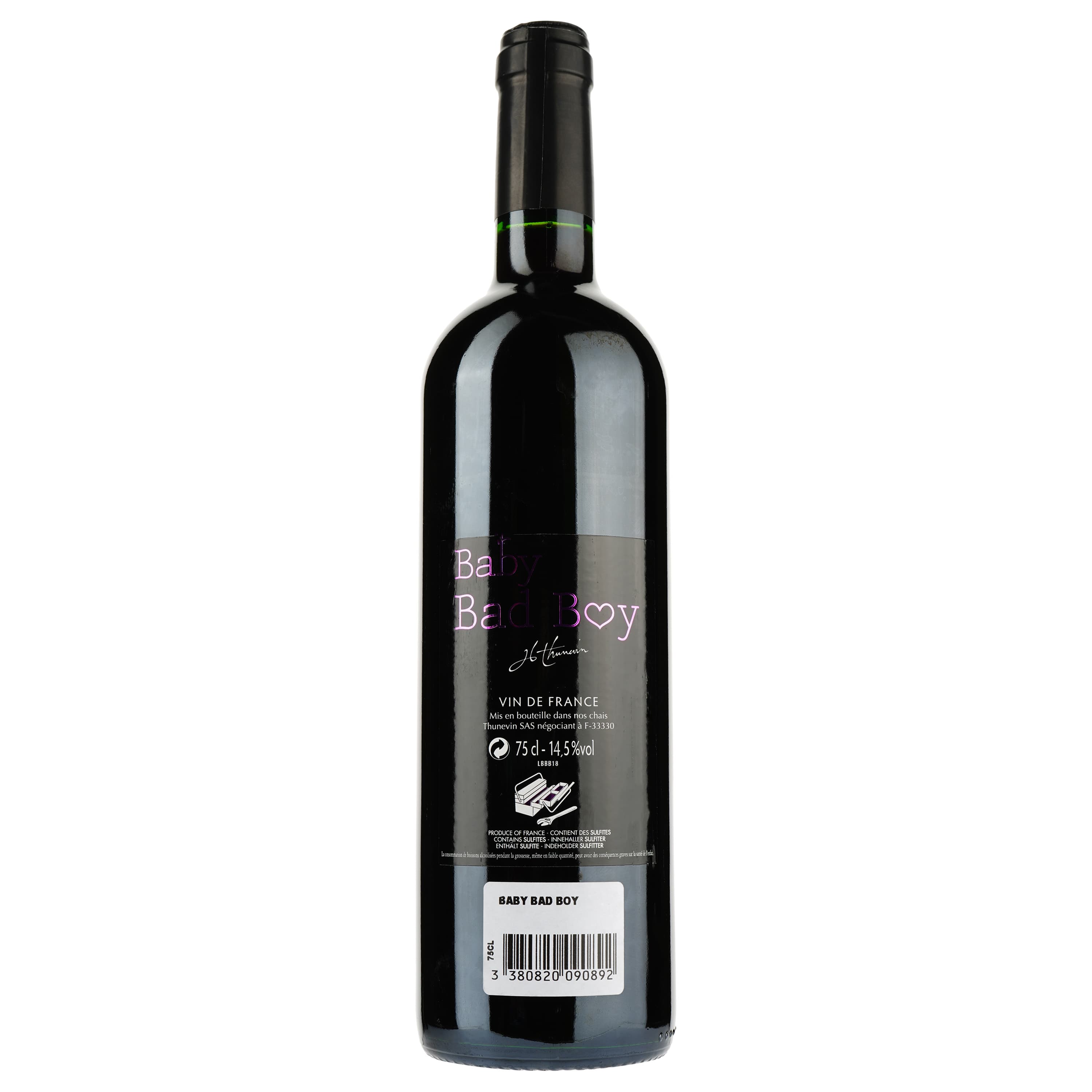Вино Thunevin Baby Bad Boy червоне сухе 0.75 л