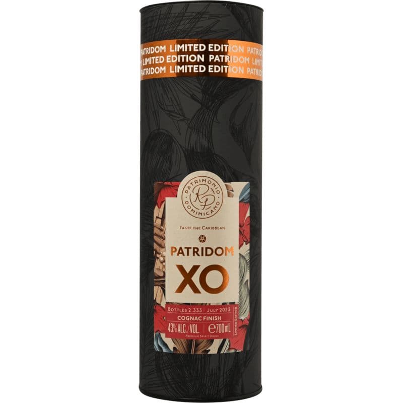 Ром Patridom XO Cognac Finish 43% 0.7 л в тубусі