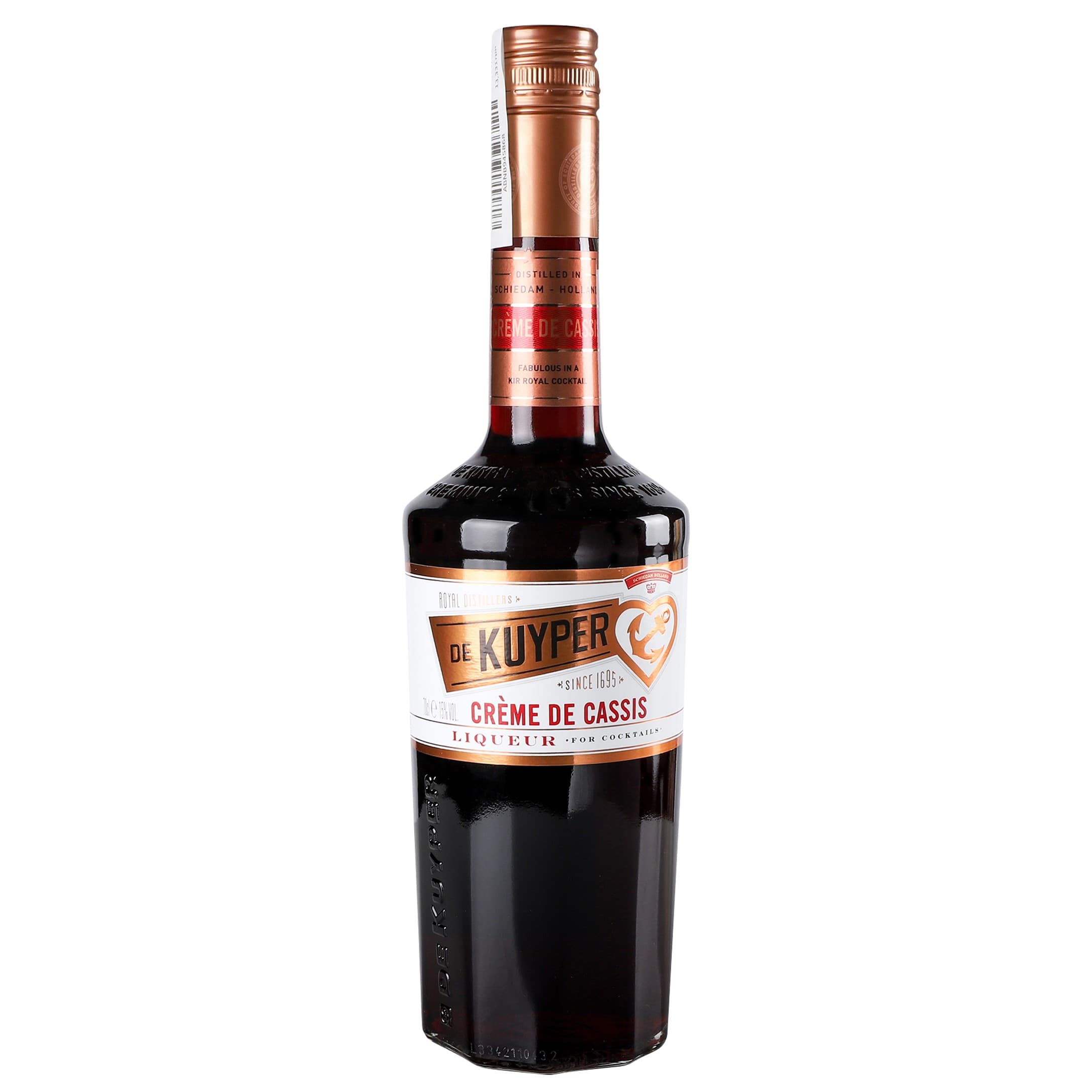 Лікер De Kuyper Creme de Cassis Чорна смородина, 15 %, 0,7 л