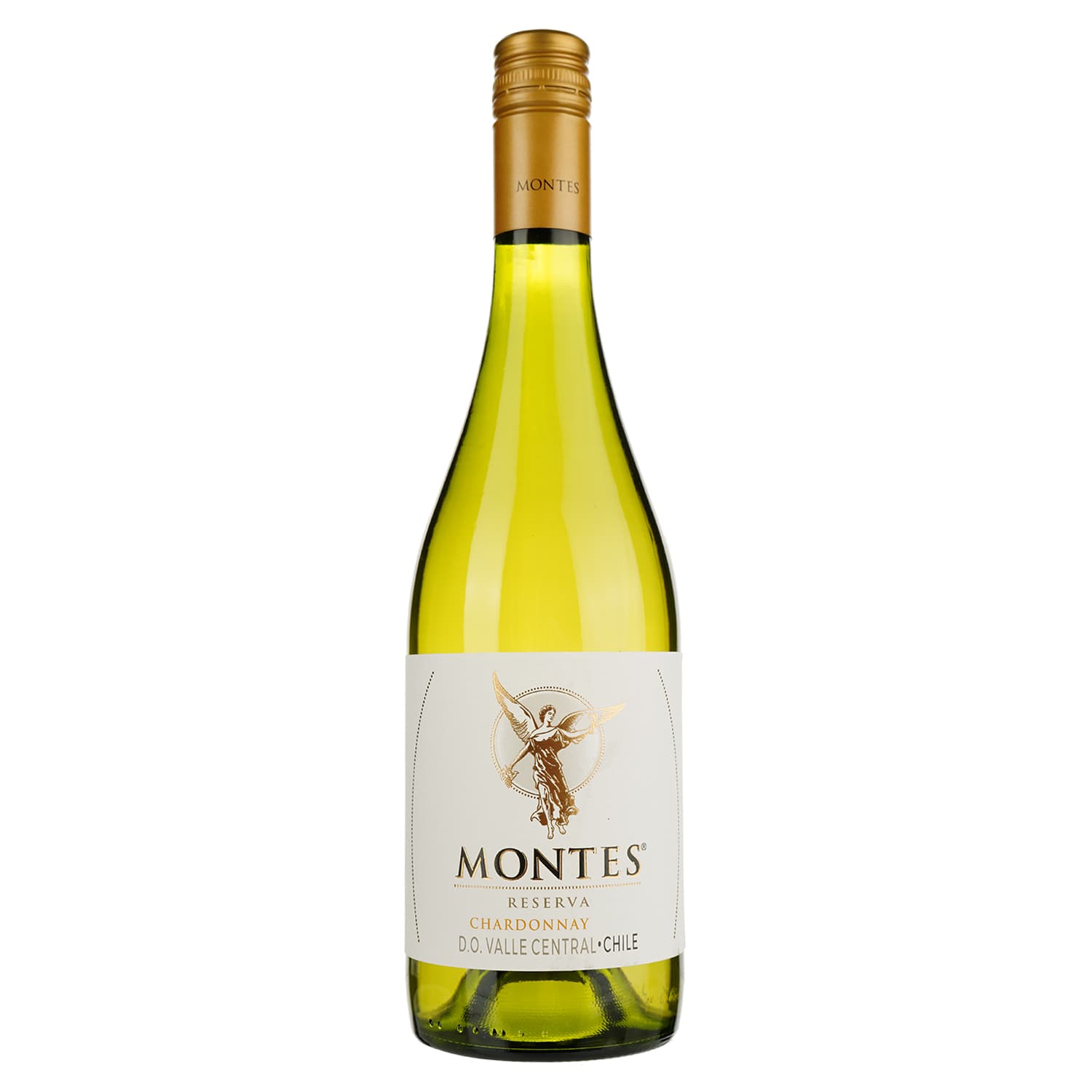 Вино Montes Chardonnay Reserva, біле, сухе, 13,5%, 0,75 л (5332)