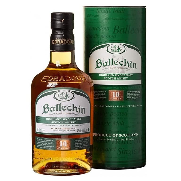 Віскі Ballechin 10 yo, у тубусі, 46%, 0,7 л