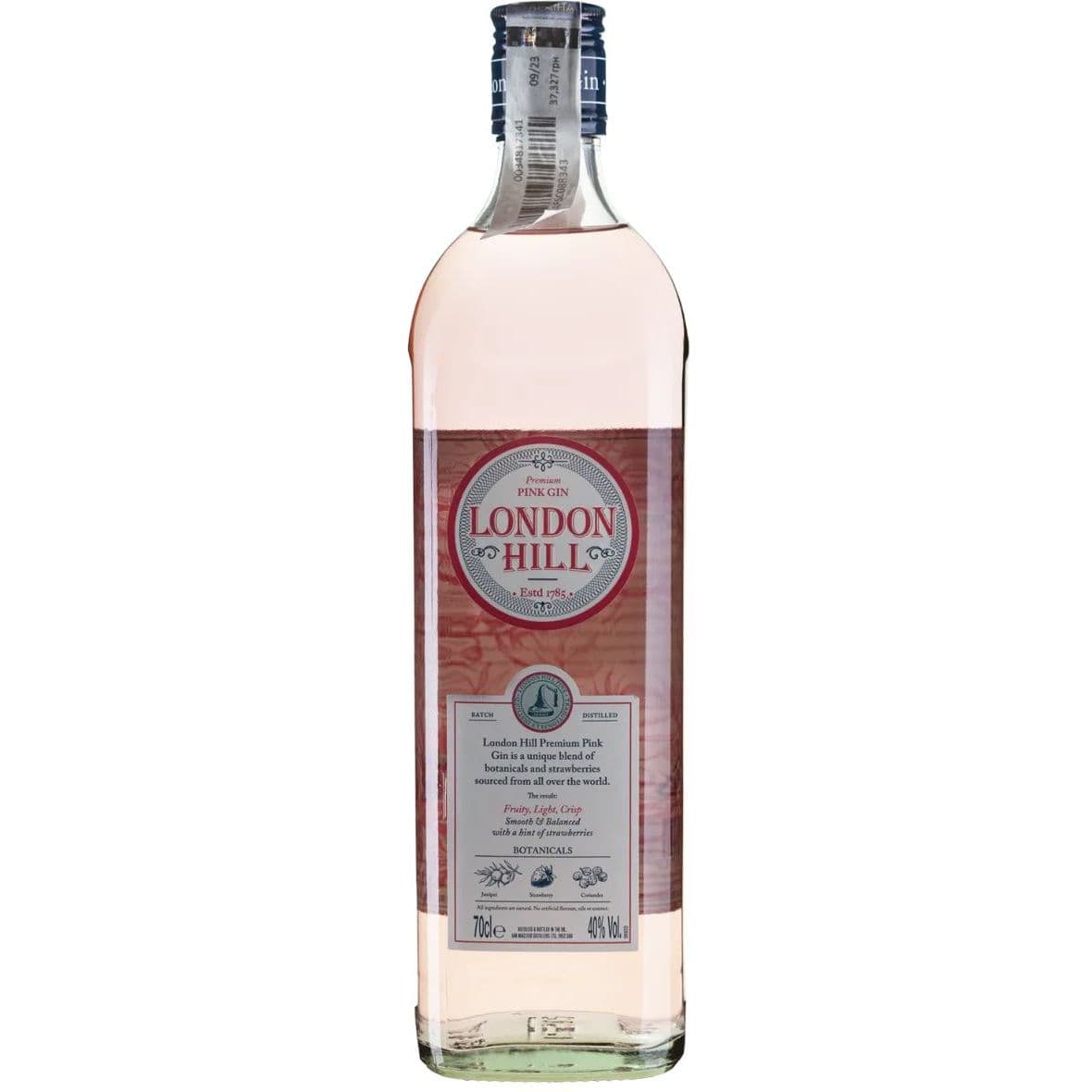 Джин London Hill Pink Gin 40% 0.7 л