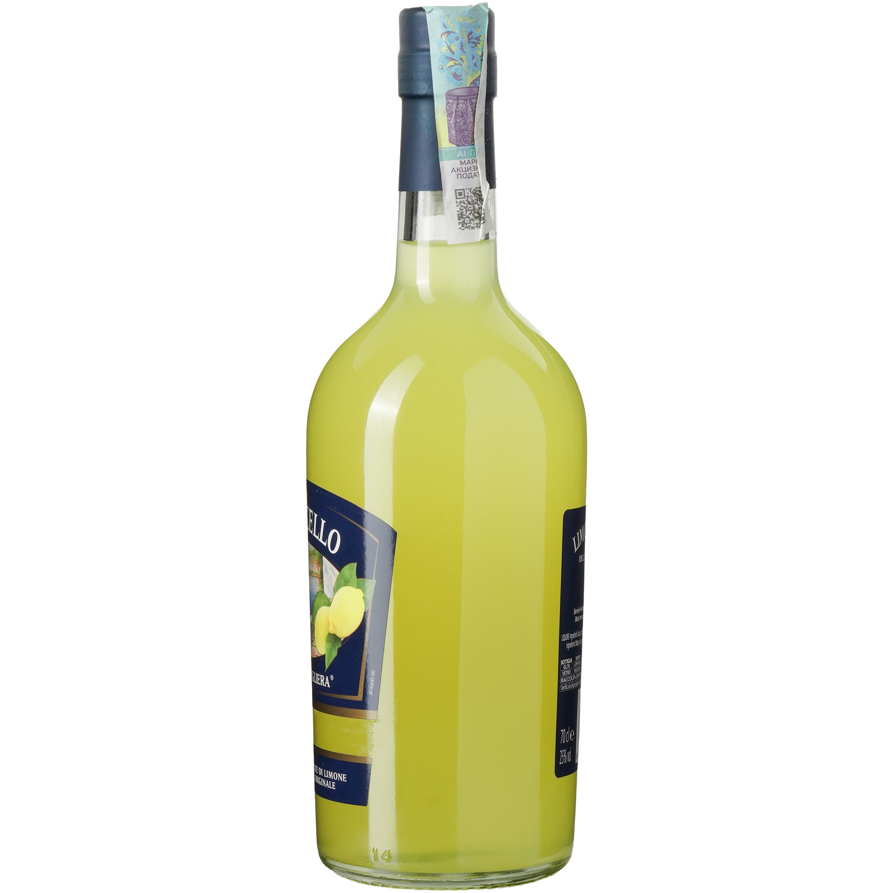 Лікер Valsa Nuovo Perlino Limoncello della Scogliera, 25%, 0,7 л (8000016582491)