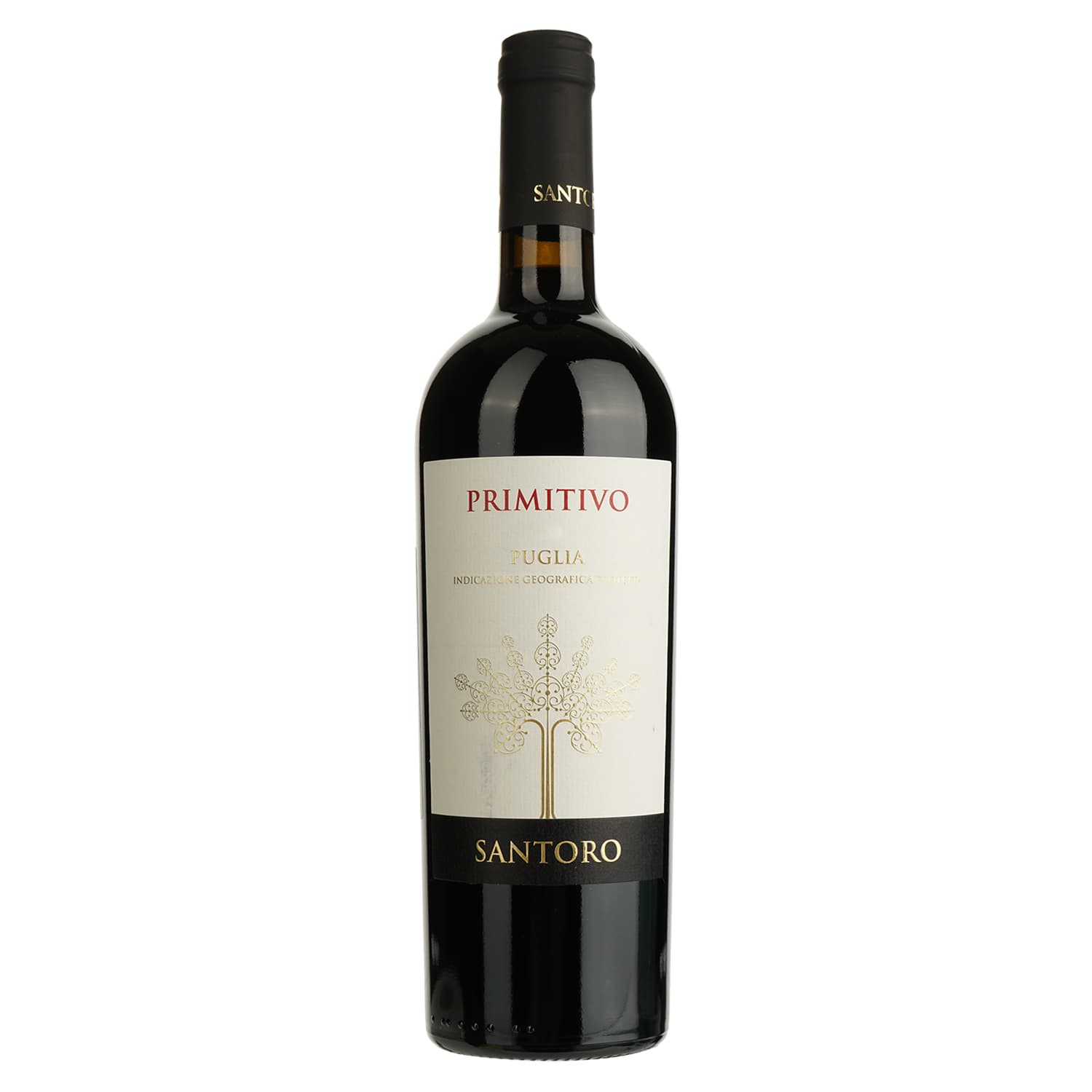 Вино San Marzano Santoro Primitivo IGP Puglia червоне сухе 0.75 л