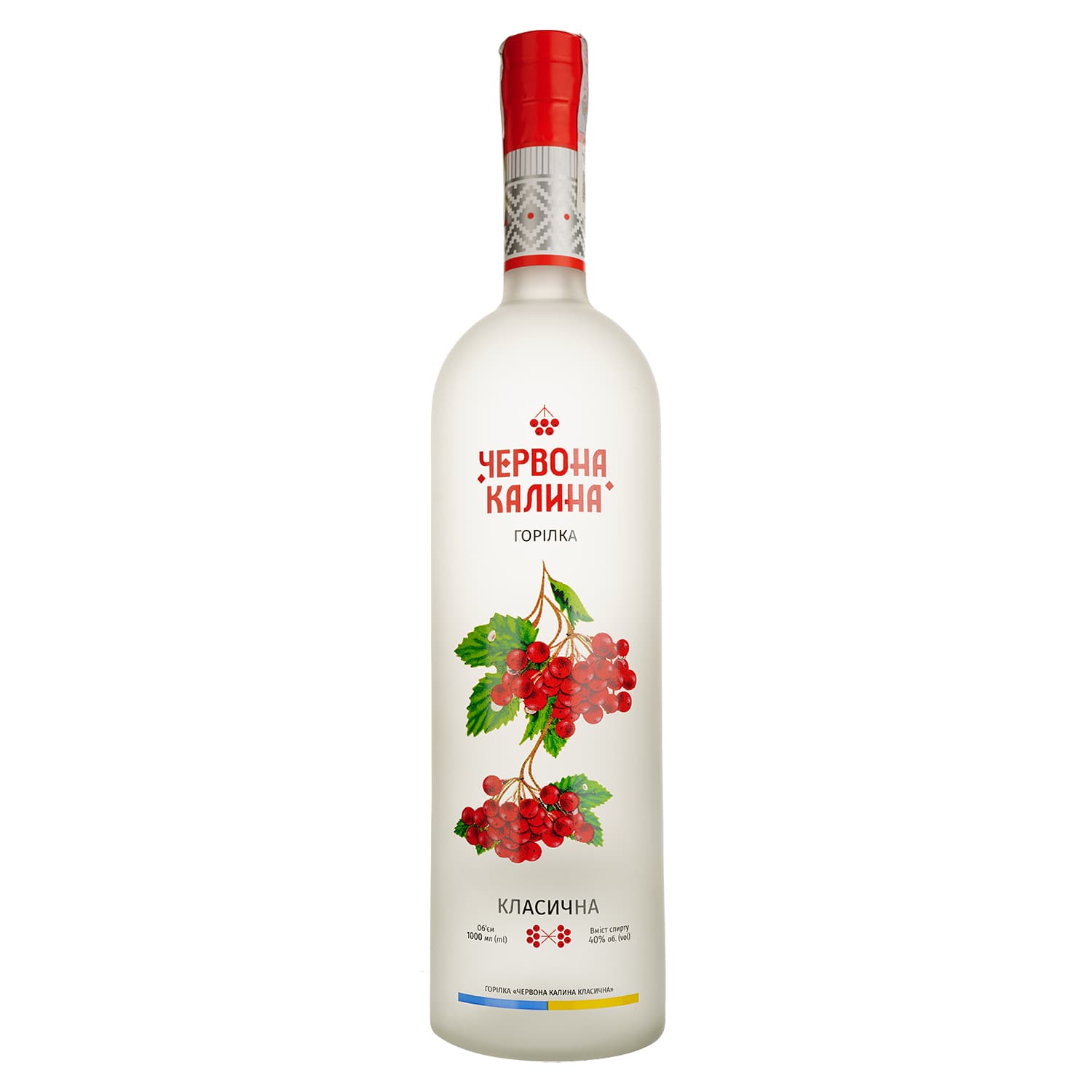 Горілка Червона Калина Класична 40% 1 л